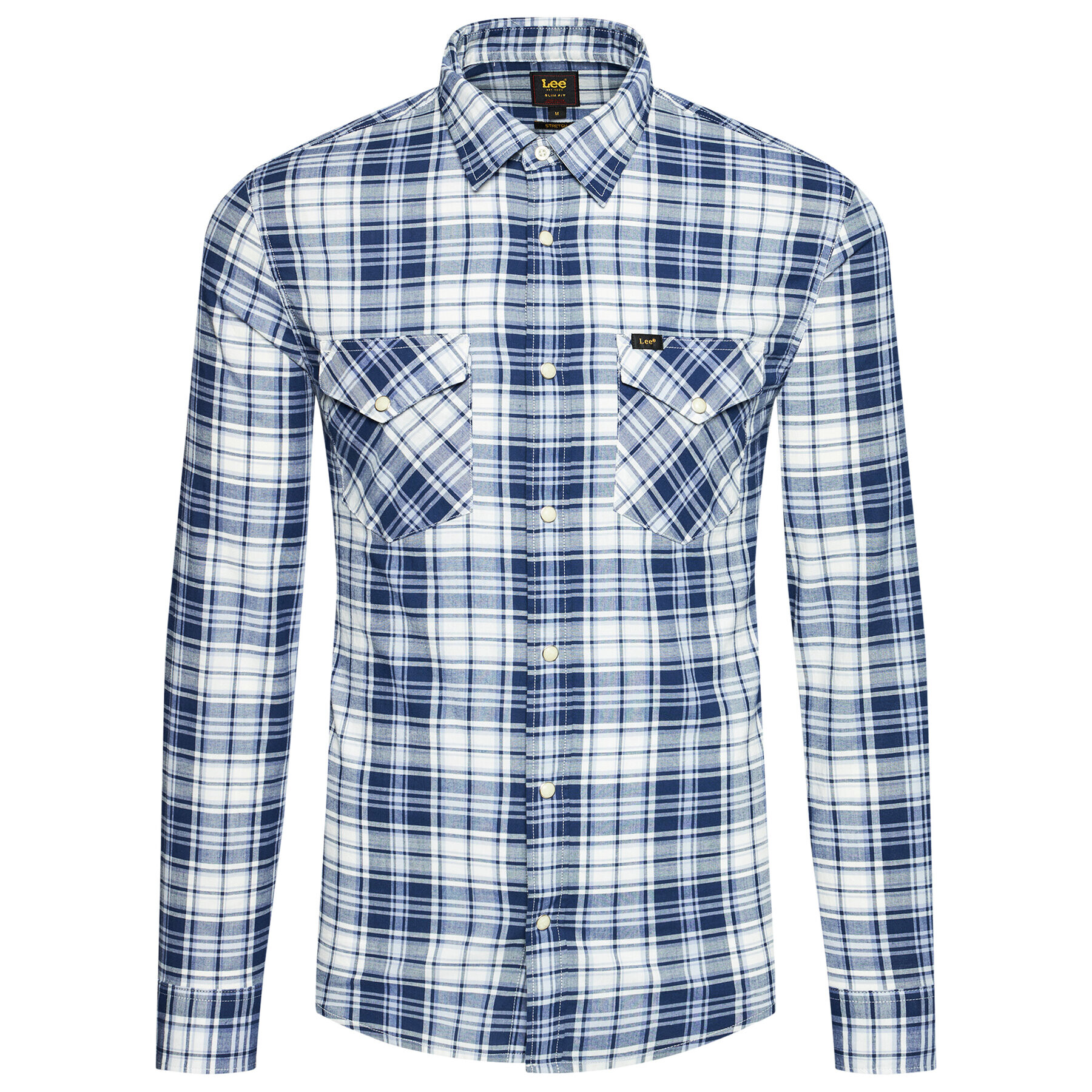 Lee Риза Clean Western L644KJ35 Син Slim Fit - Pepit.bg