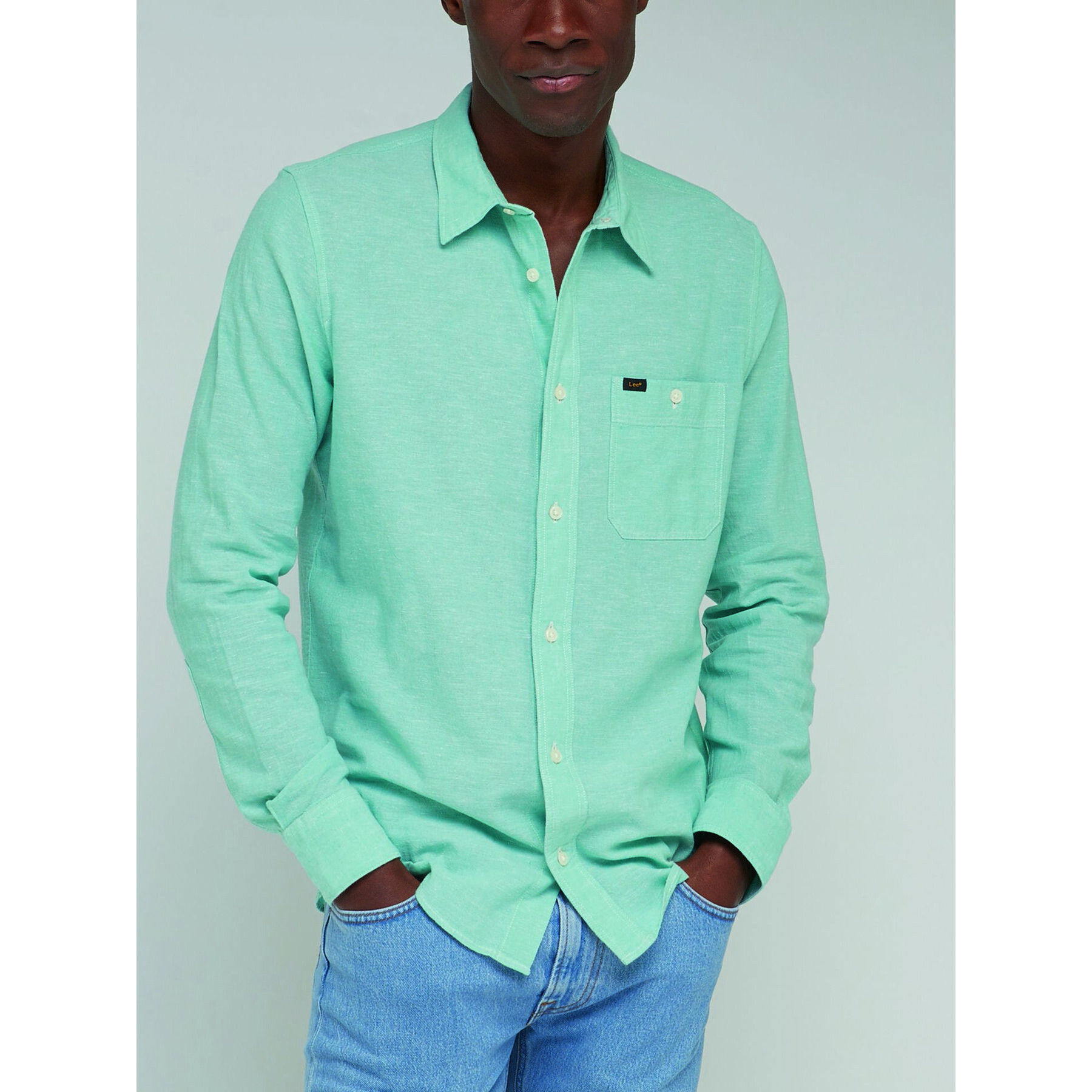 Lee Риза L66NOR41 Електриков Regular Fit - Pepit.bg