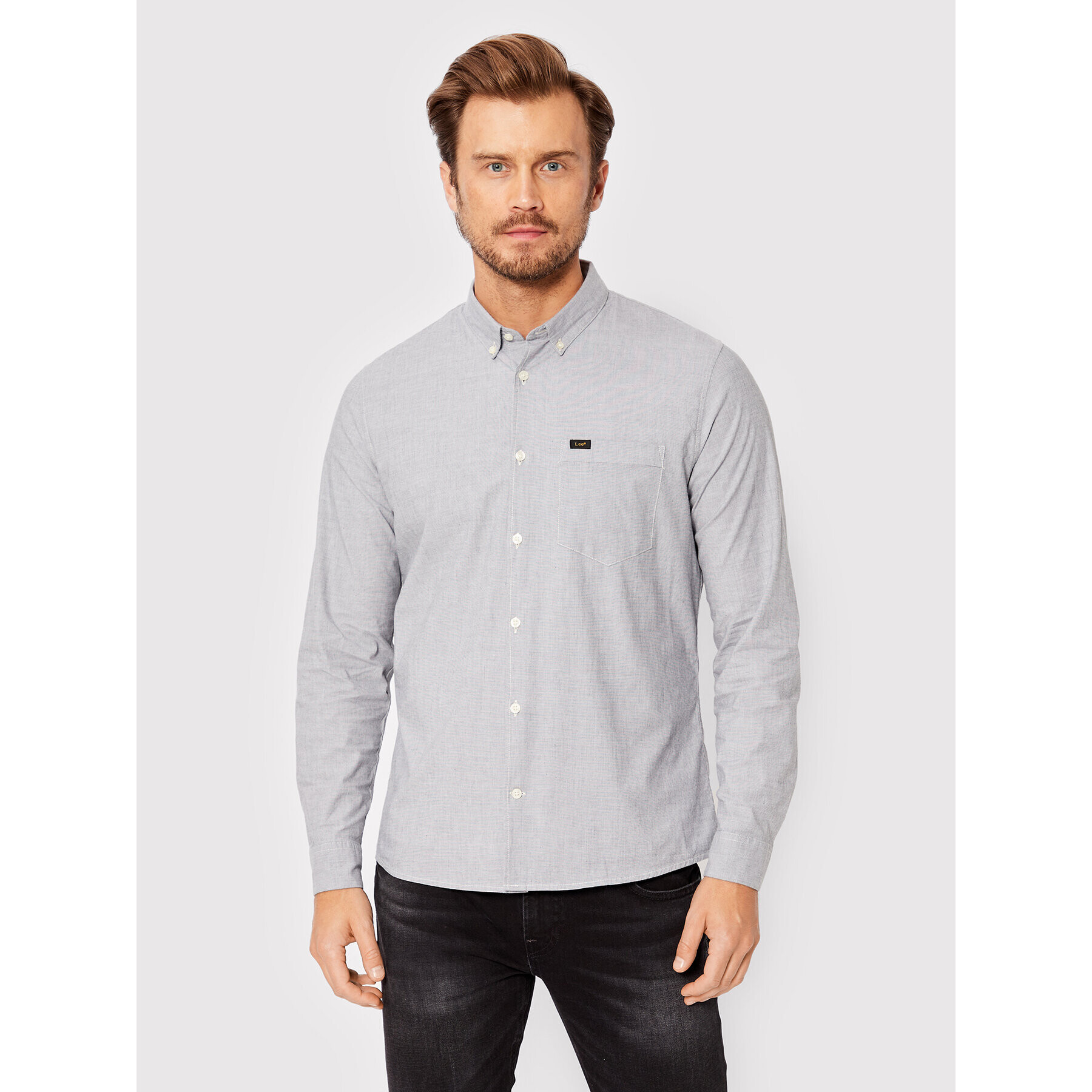 Lee Риза L66XRTJE Сив Slim Fit - Pepit.bg