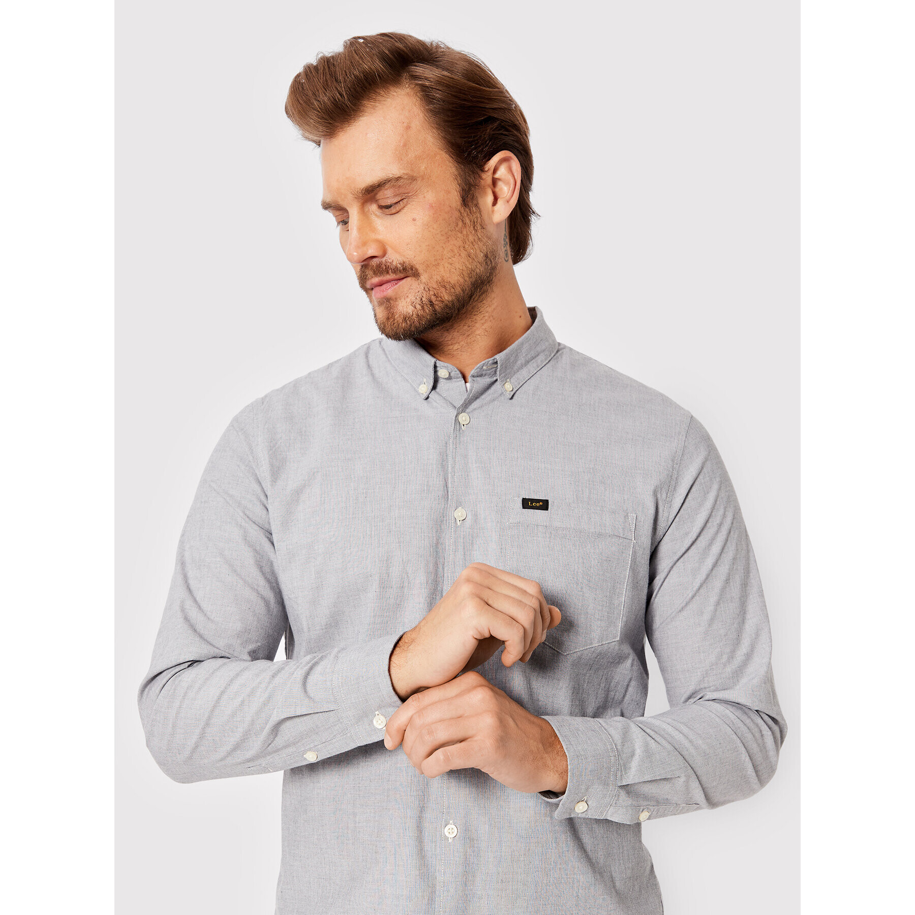 Lee Риза L66XRTJE Сив Slim Fit - Pepit.bg