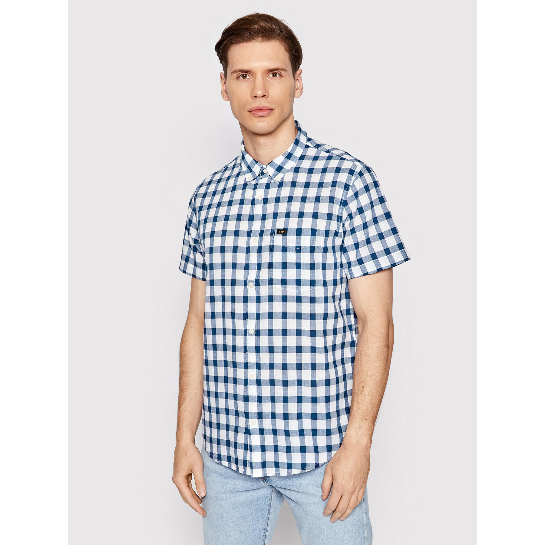 Lee Риза L886OFLR Тъмносин Regular Fit - Pepit.bg