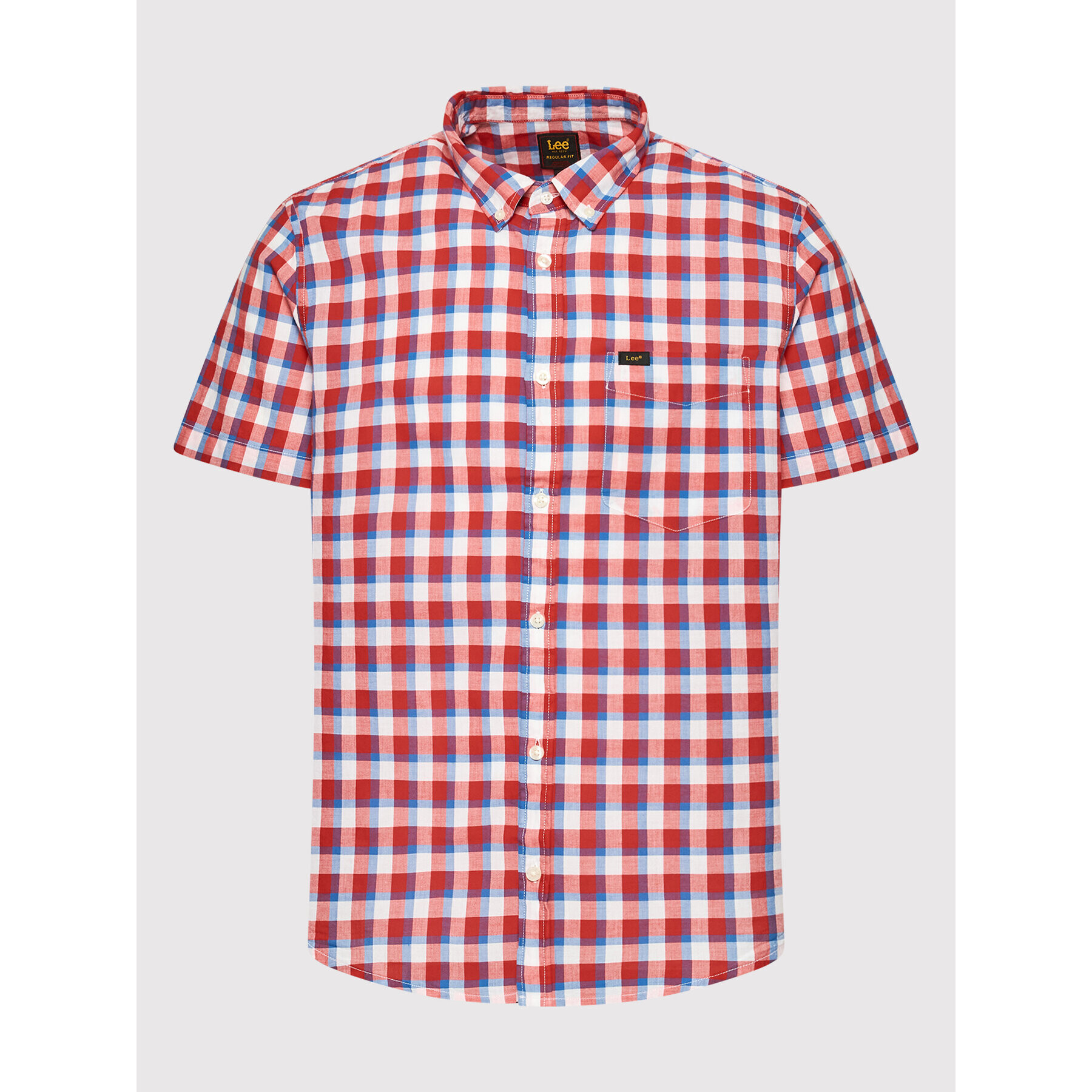 Lee Риза L886OFUI Червен Regular Fit - Pepit.bg