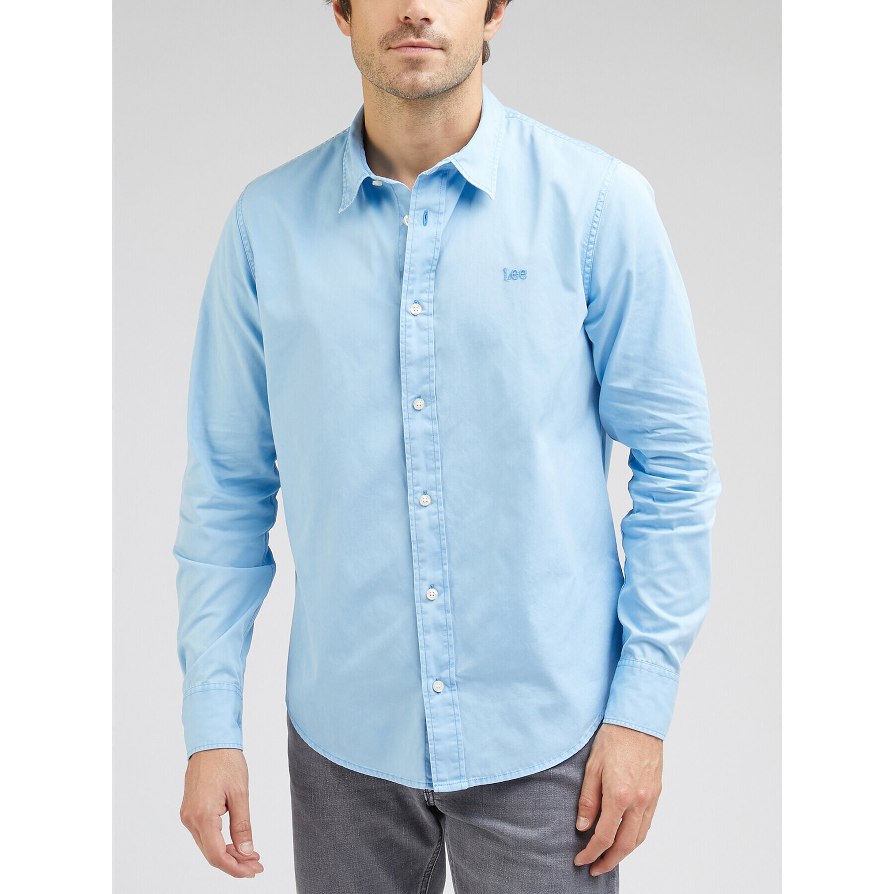 Lee Риза LL37BMVH Син Regular Fit - Pepit.bg