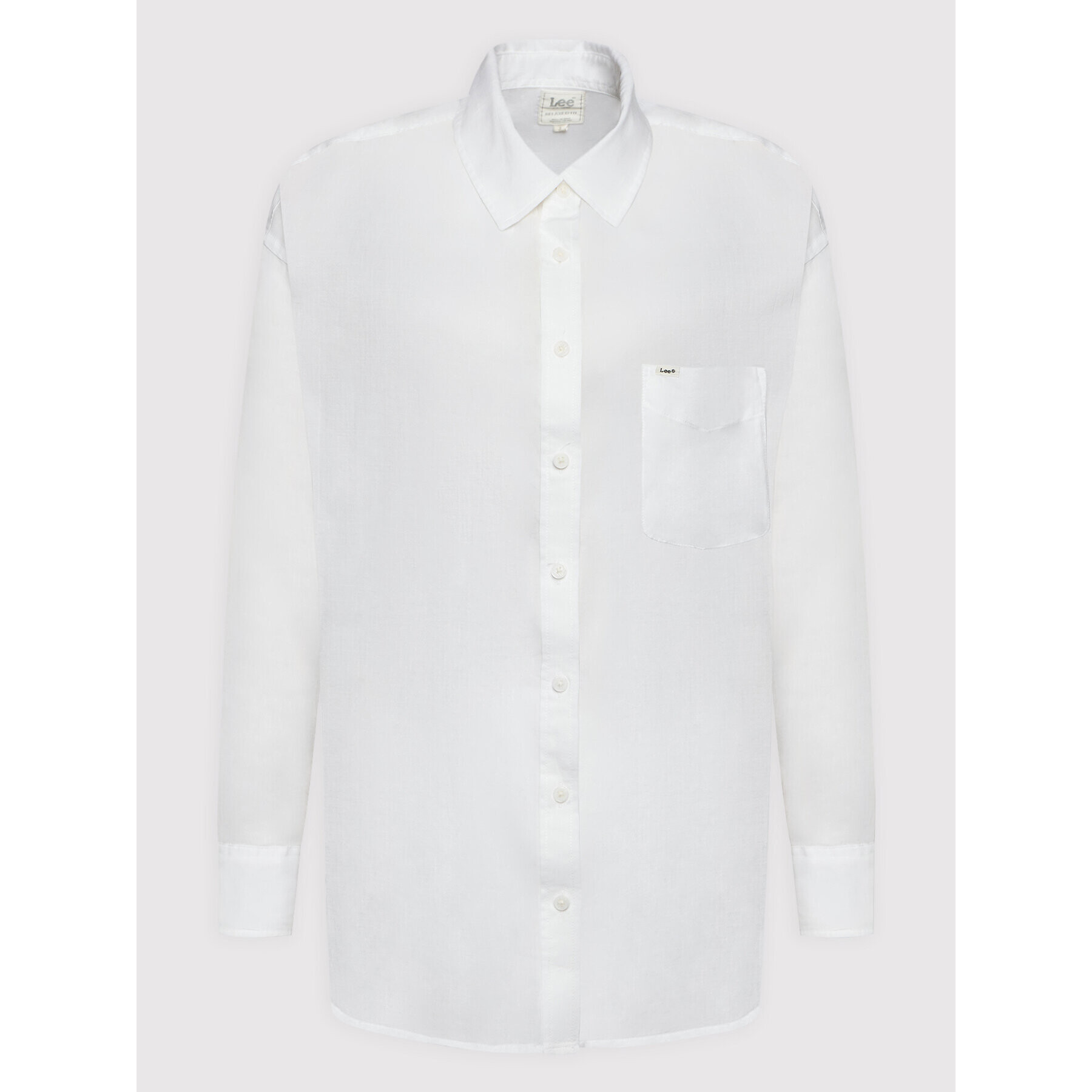 Lee Риза Pocket L45PUMLJ Бял Regular Fit - Pepit.bg