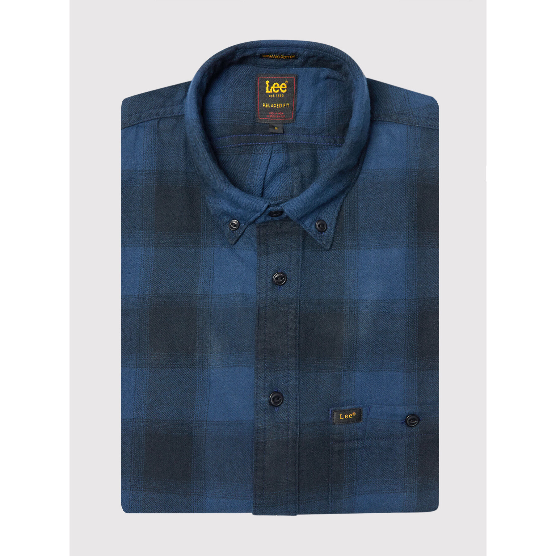 Lee Риза Riveted L66IMLSS Тъмносин Relaxed Fit - Pepit.bg