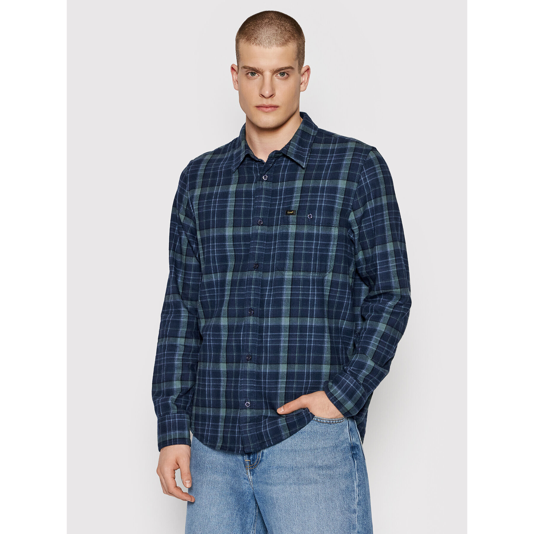 Lee Риза sure L66NJECF Тъмносин Regular Fit - Pepit.bg