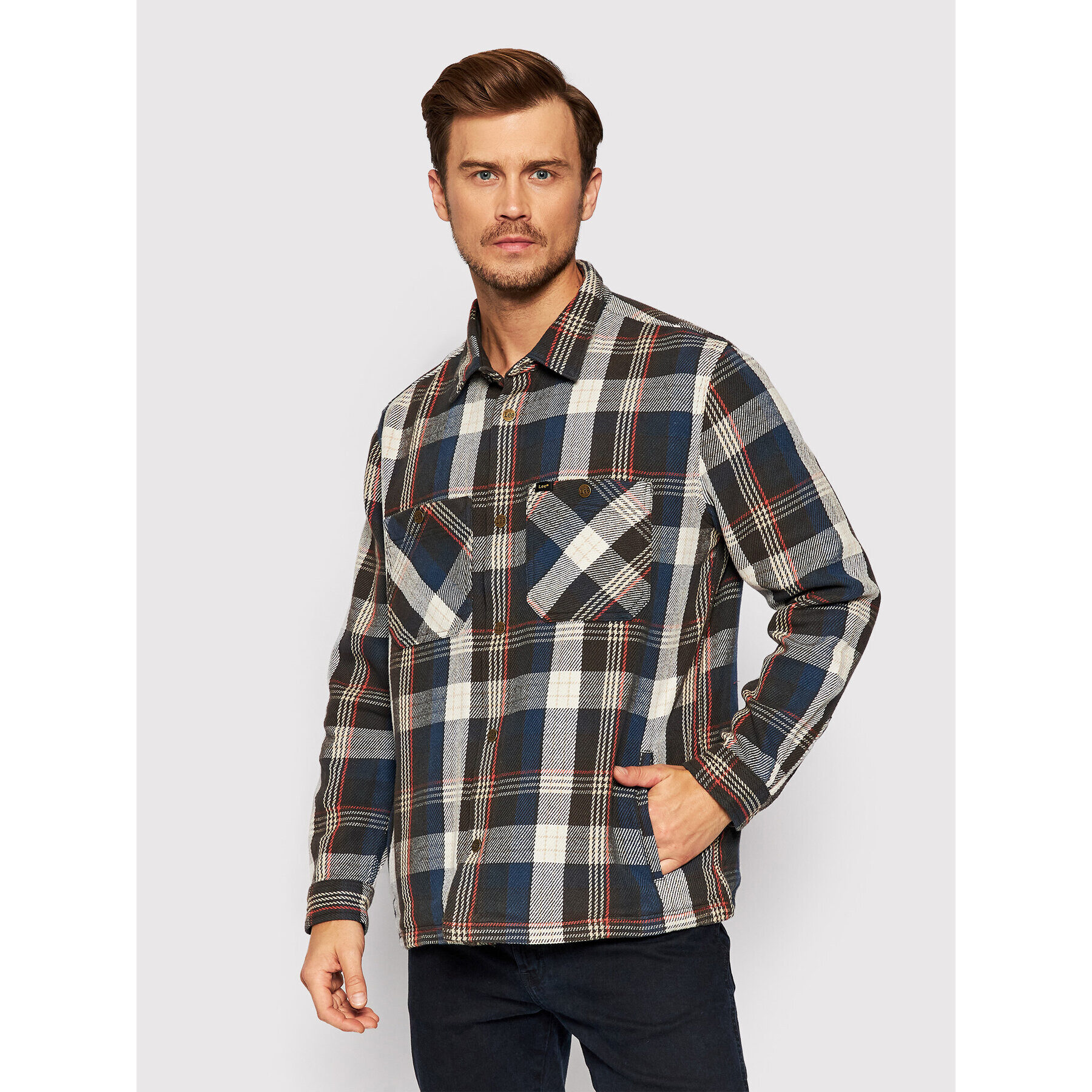 Lee Риза Western Overshirt L66BMTSS Цветен Relaxed Fit - Pepit.bg