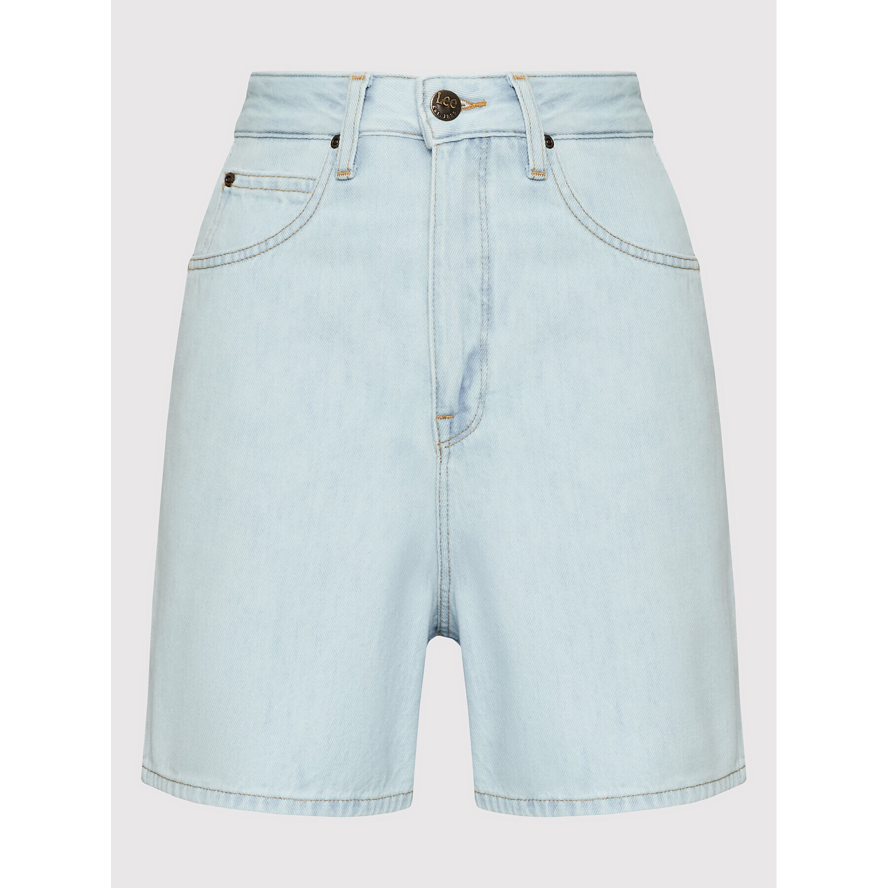 Lee Спортни шорти Stella L37EGGOU Син Relaxed Fit - Pepit.bg