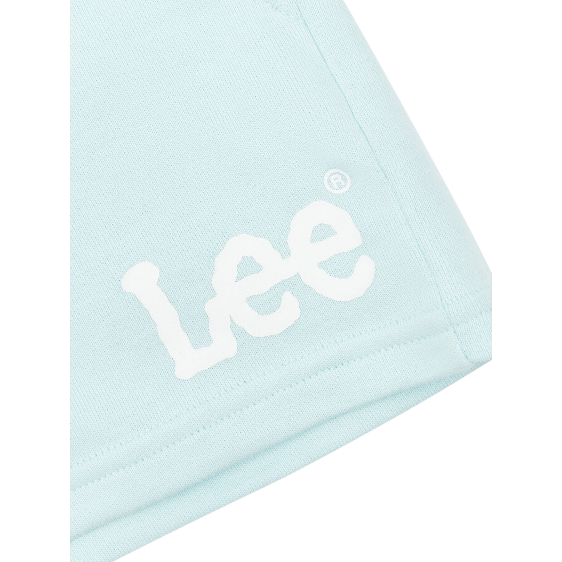 Lee Спортни шорти Wobbly Graphic LEG5092 Син Regular Fit - Pepit.bg