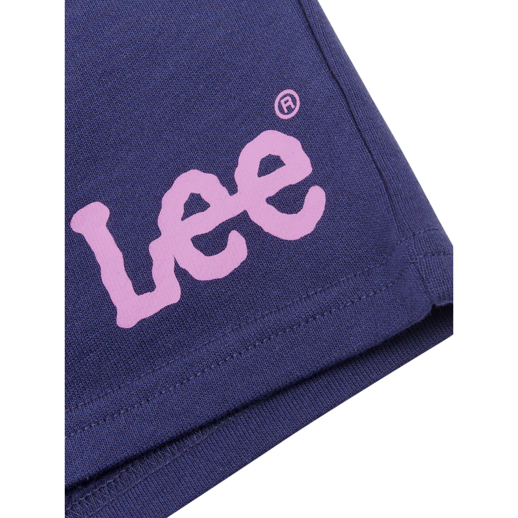 Lee Спортни шорти Wobbly Graphic LEG5092 Син Regular Fit - Pepit.bg