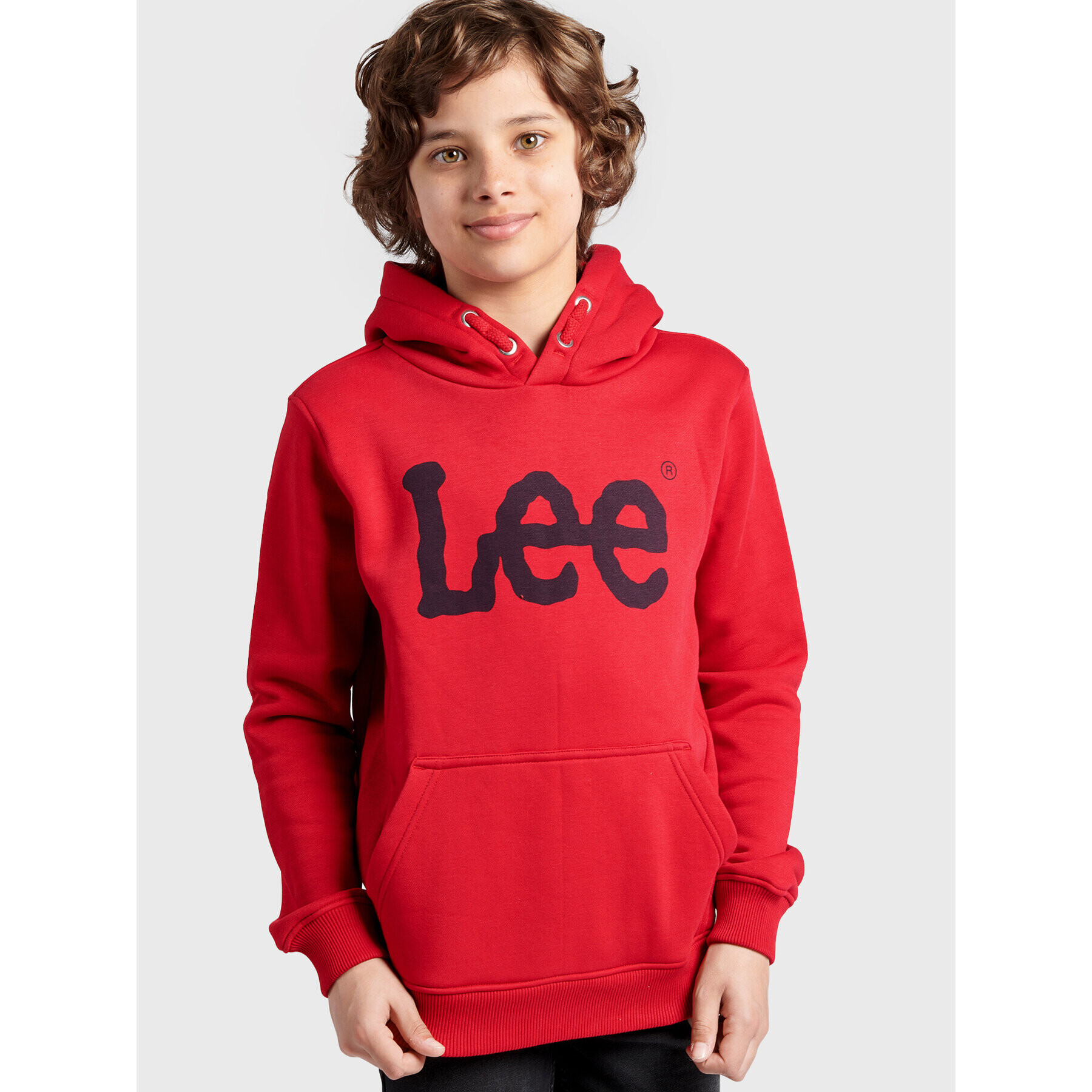 Lee Суитшърт 0008 Червен Regular Fit - Pepit.bg