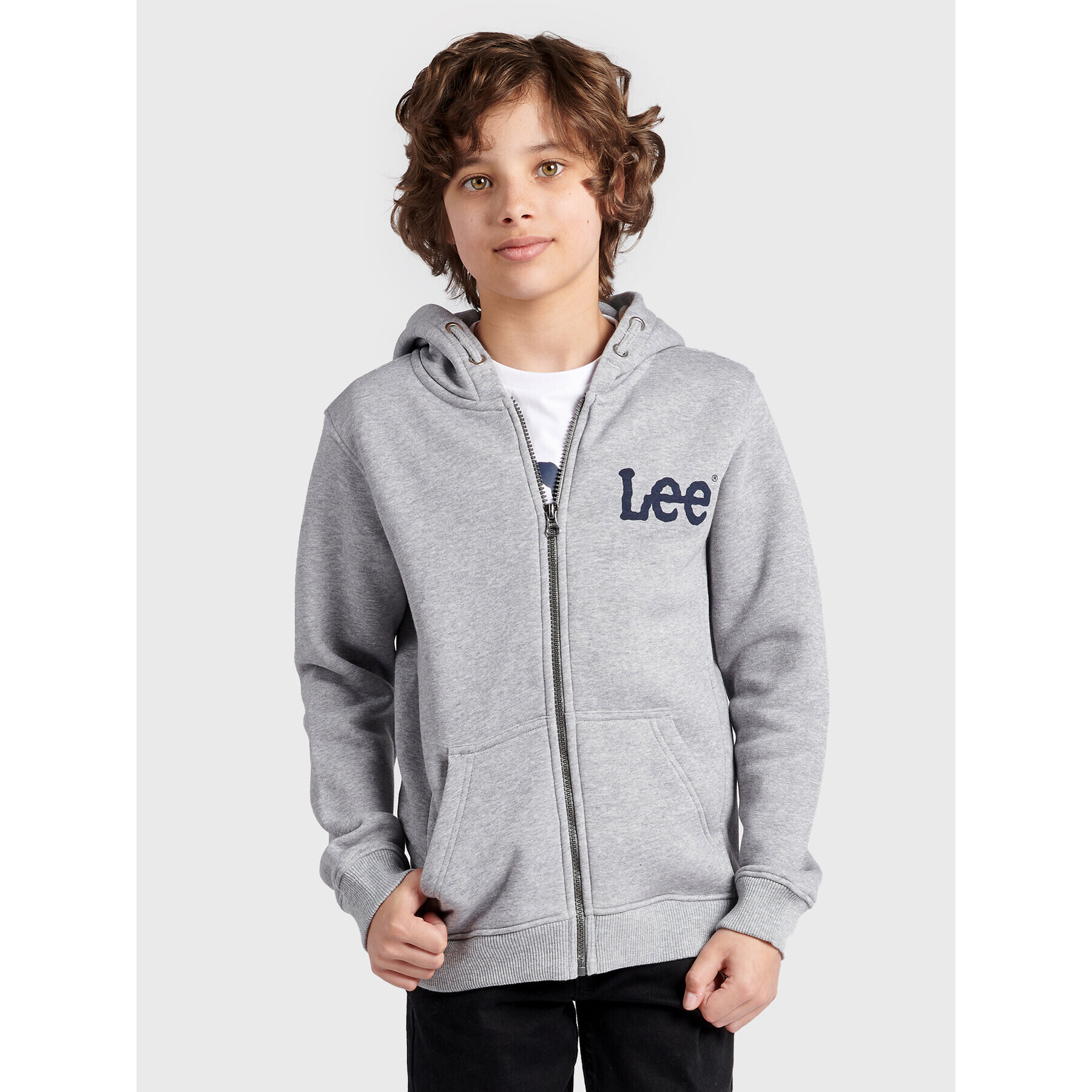 Lee Суитшърт 0009 Сив Regular Fit - Pepit.bg