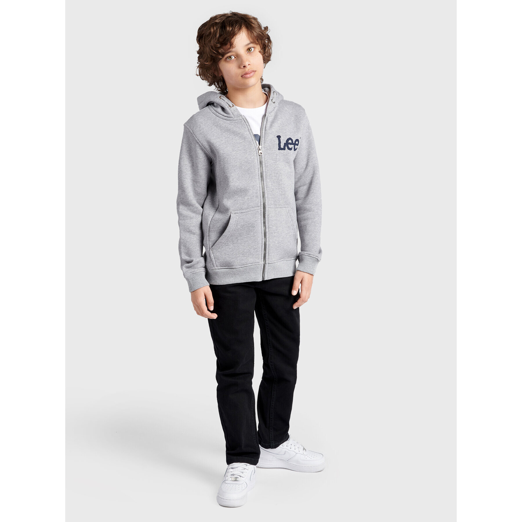 Lee Суитшърт 0009 Сив Regular Fit - Pepit.bg