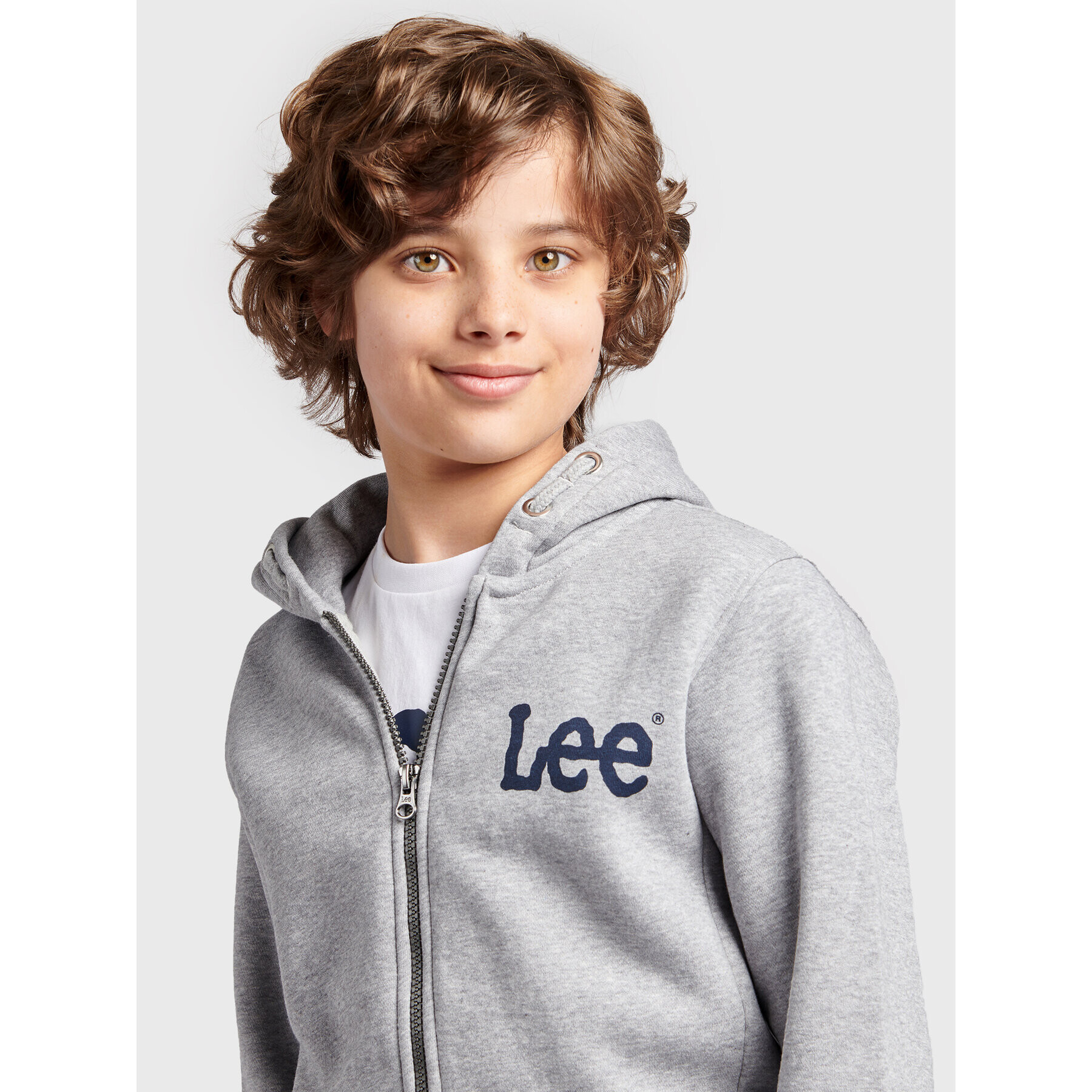 Lee Суитшърт 0009 Сив Regular Fit - Pepit.bg
