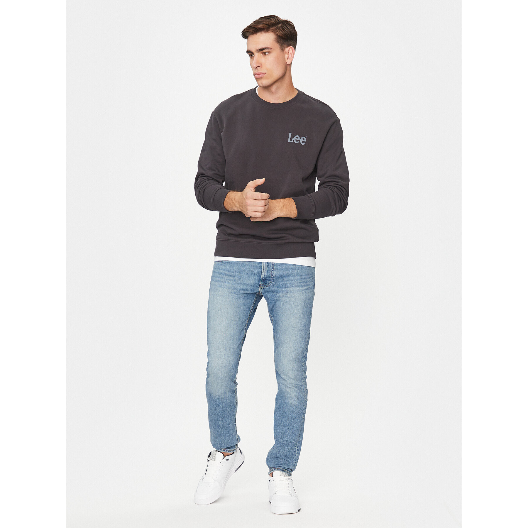 Lee Суитшърт 112341668 Черен Regular Fit - Pepit.bg