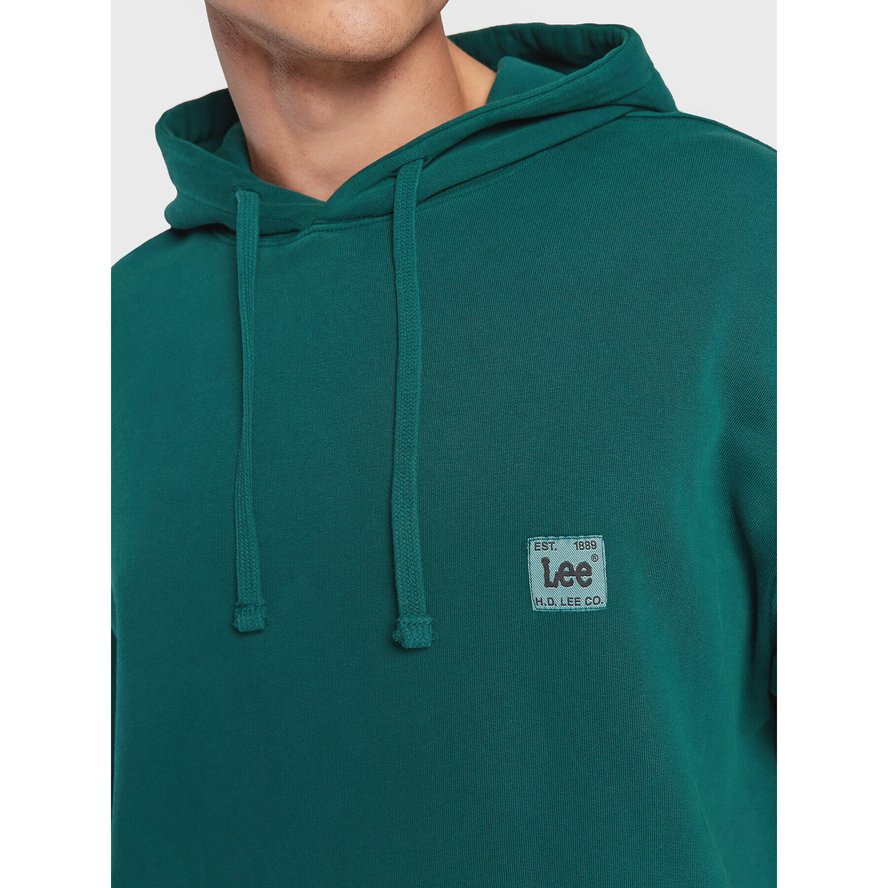 Lee Суитшърт Core L84WTJ96 112322638 Зелен Relaxed Fit - Pepit.bg