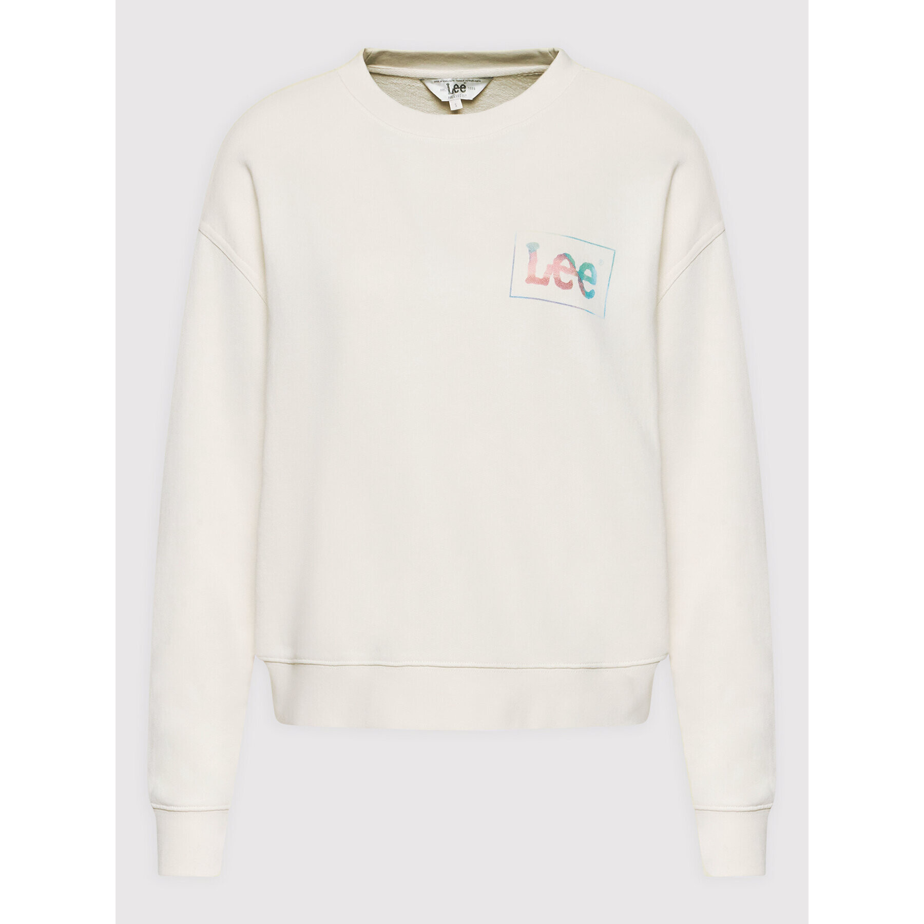 Lee Суитшърт Crew Sws L53LEINQ Бежов Relaxed Fit - Pepit.bg