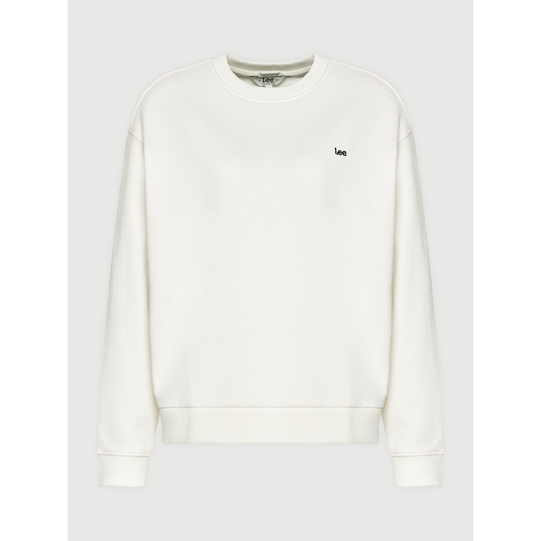 Lee Суитшърт Crew Sws L53LRYRR Бял Relaxed Fit - Pepit.bg