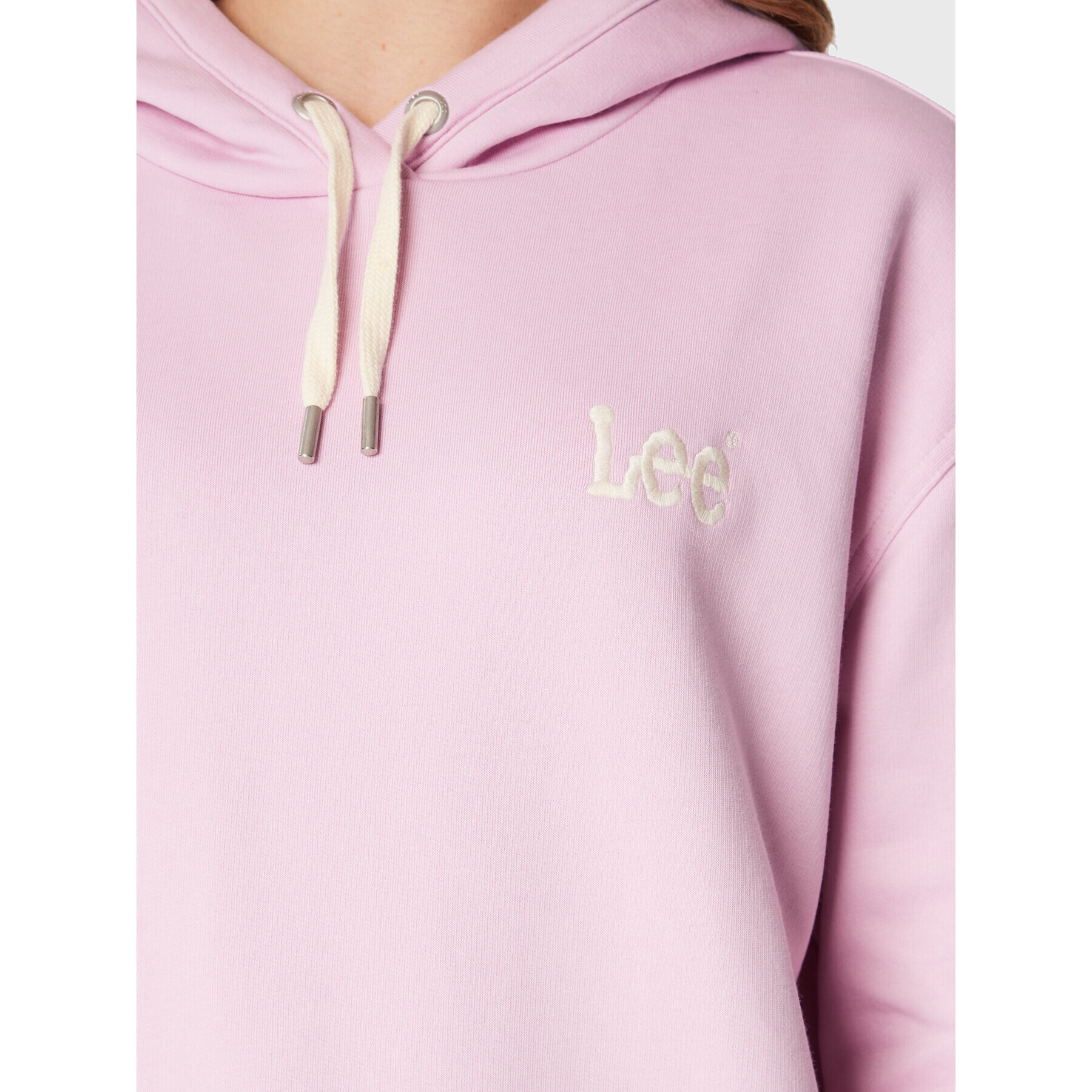 Lee Суитшърт Essential L53PLJ79 112320681 Розов Relaxed Fit - Pepit.bg
