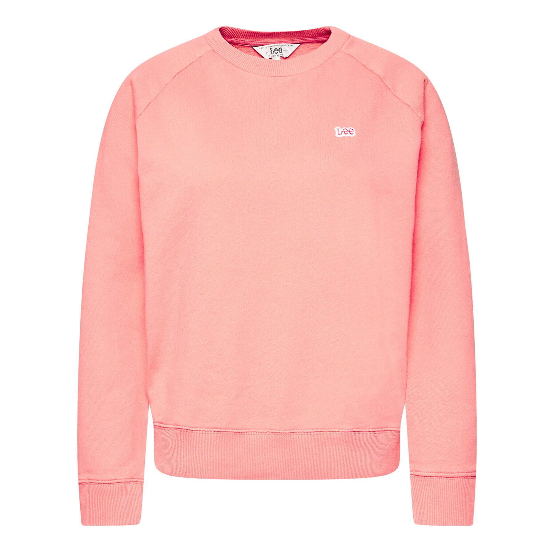 Lee Суитшърт Plain L53RTXQJ Розов Regular Fit - Pepit.bg