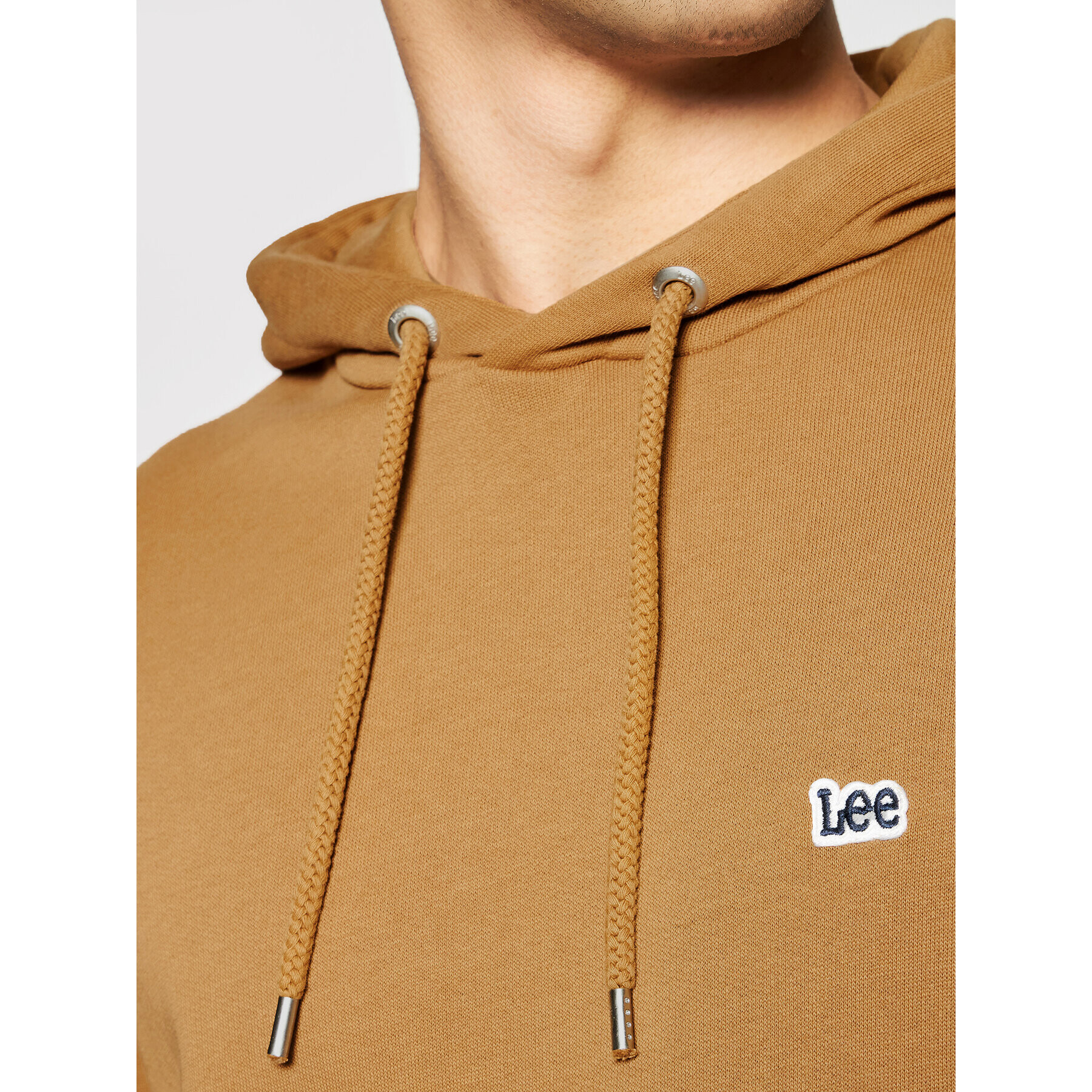 Lee Суитшърт Plain L80YTJSZ Кафяв Regular Fit - Pepit.bg