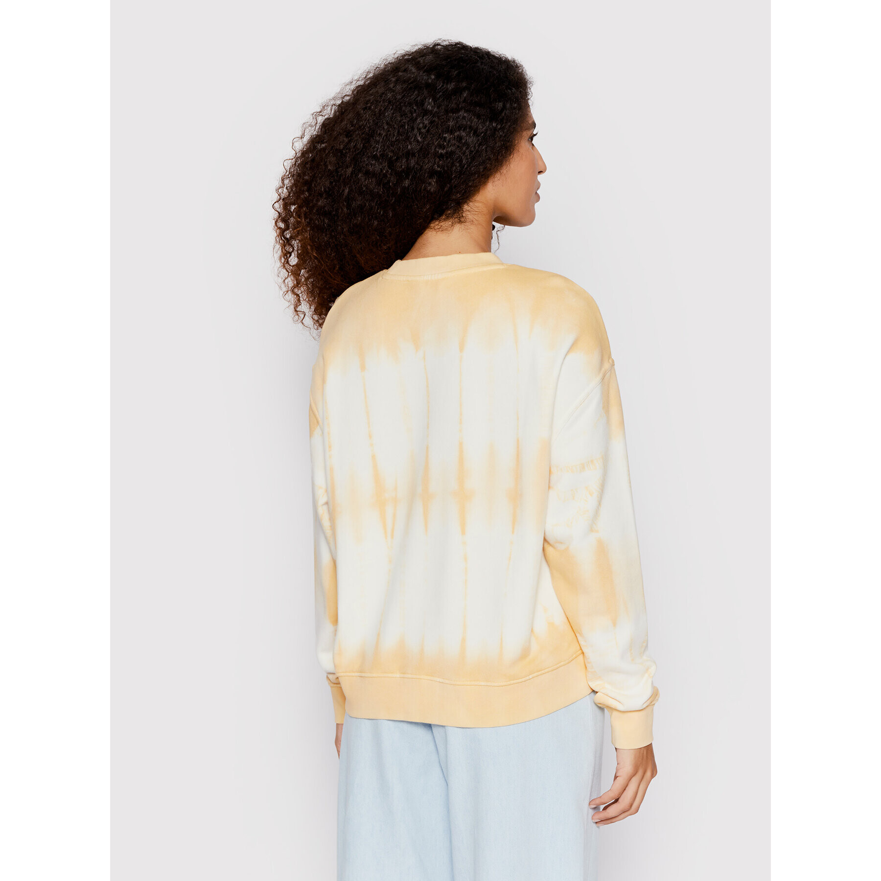 Lee Суитшърт Tie Die L53OEIUH Жълт Relaxed Fit - Pepit.bg
