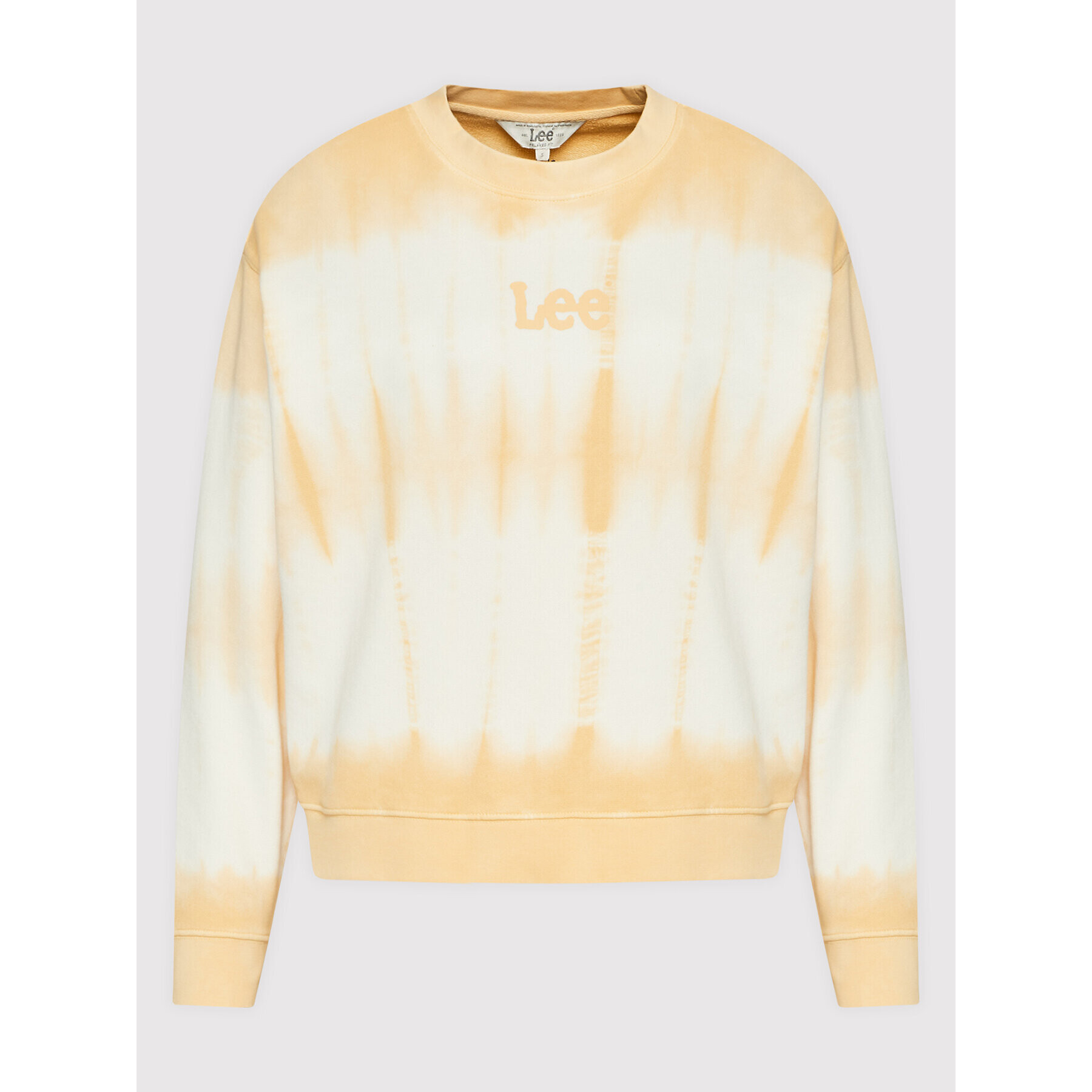 Lee Суитшърт Tie Die L53OEIUH Жълт Relaxed Fit - Pepit.bg