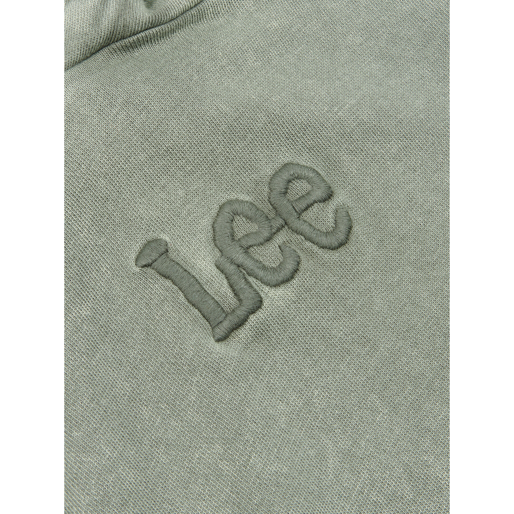 Lee Суитшърт Tonal 0124 Зелен Regular Fit - Pepit.bg