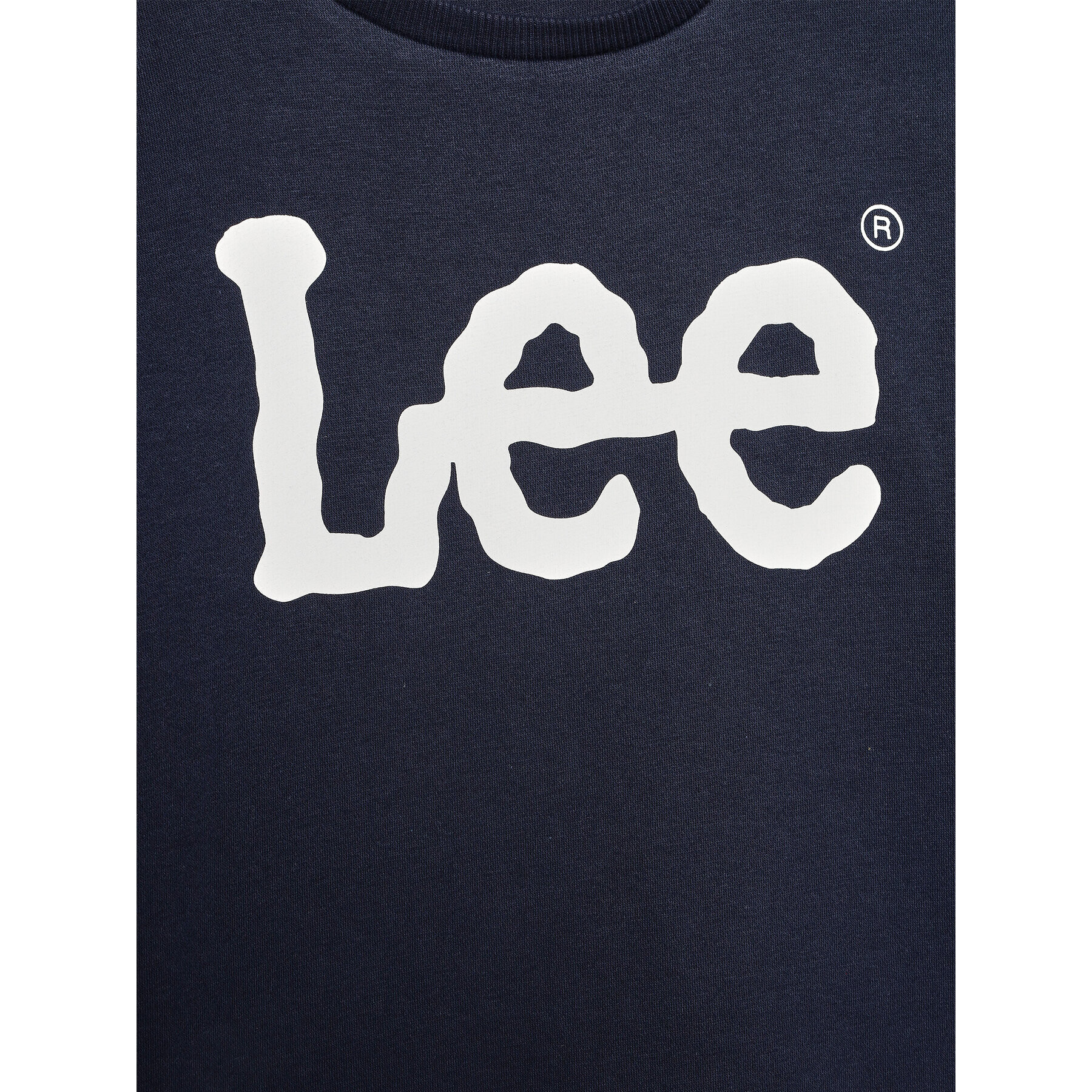 Lee Суитшърт Wobbly Graphic 0006 Тъмносин Regular Fit - Pepit.bg