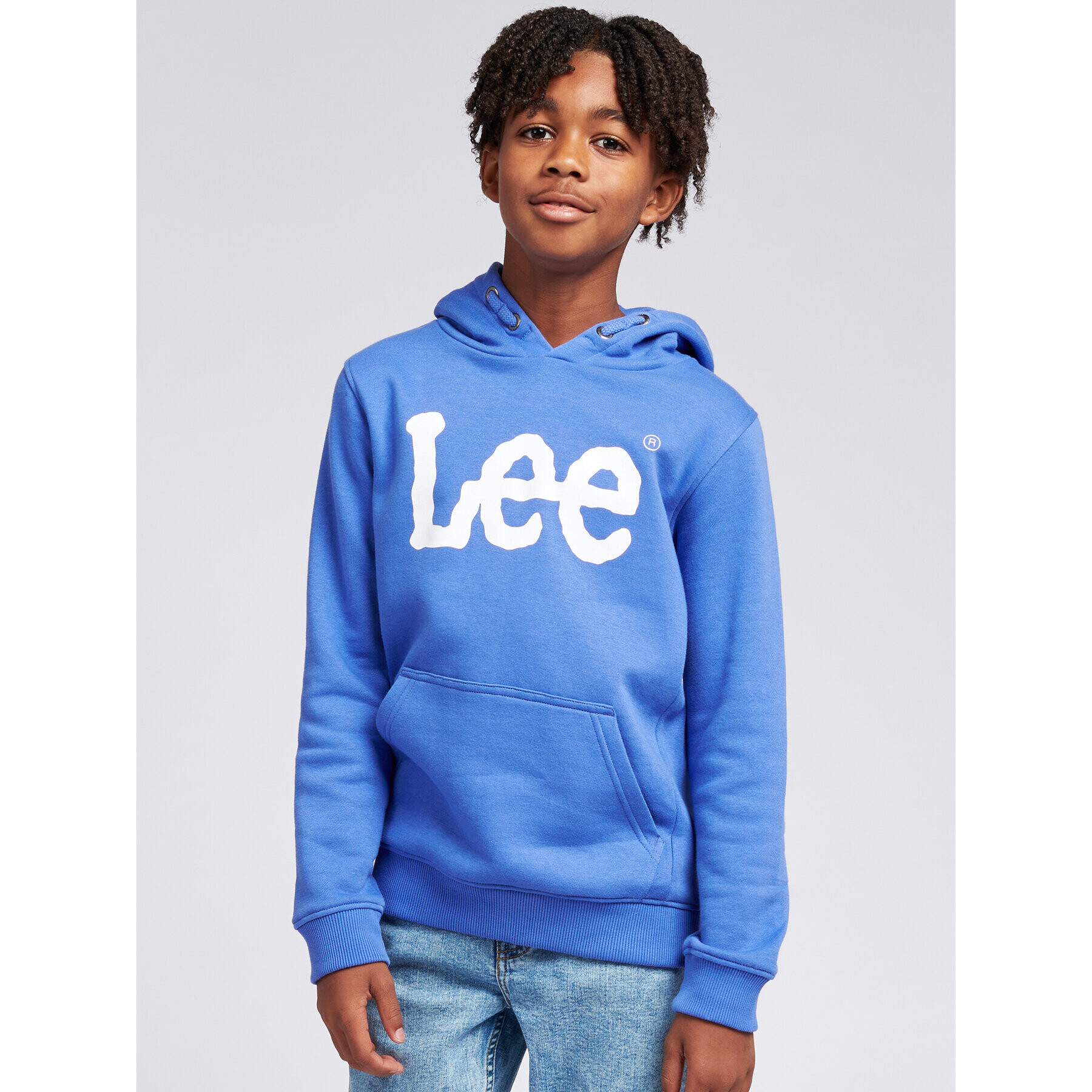 Lee Суитшърт Wobbly Graphic 0008 Син Regular Fit - Pepit.bg