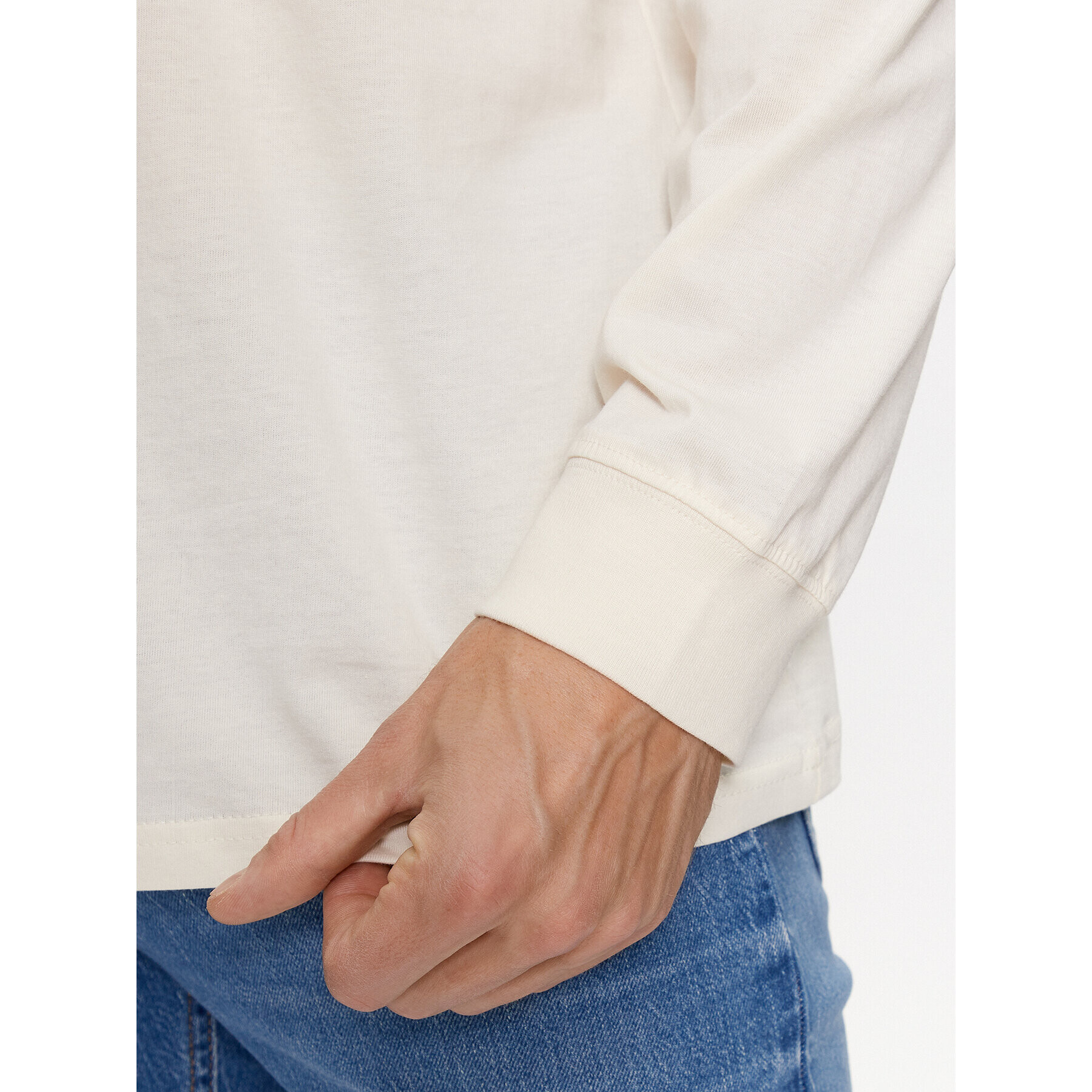 Lee Тениска с дълъг ръкав 112342483 Бежов Regular Fit - Pepit.bg