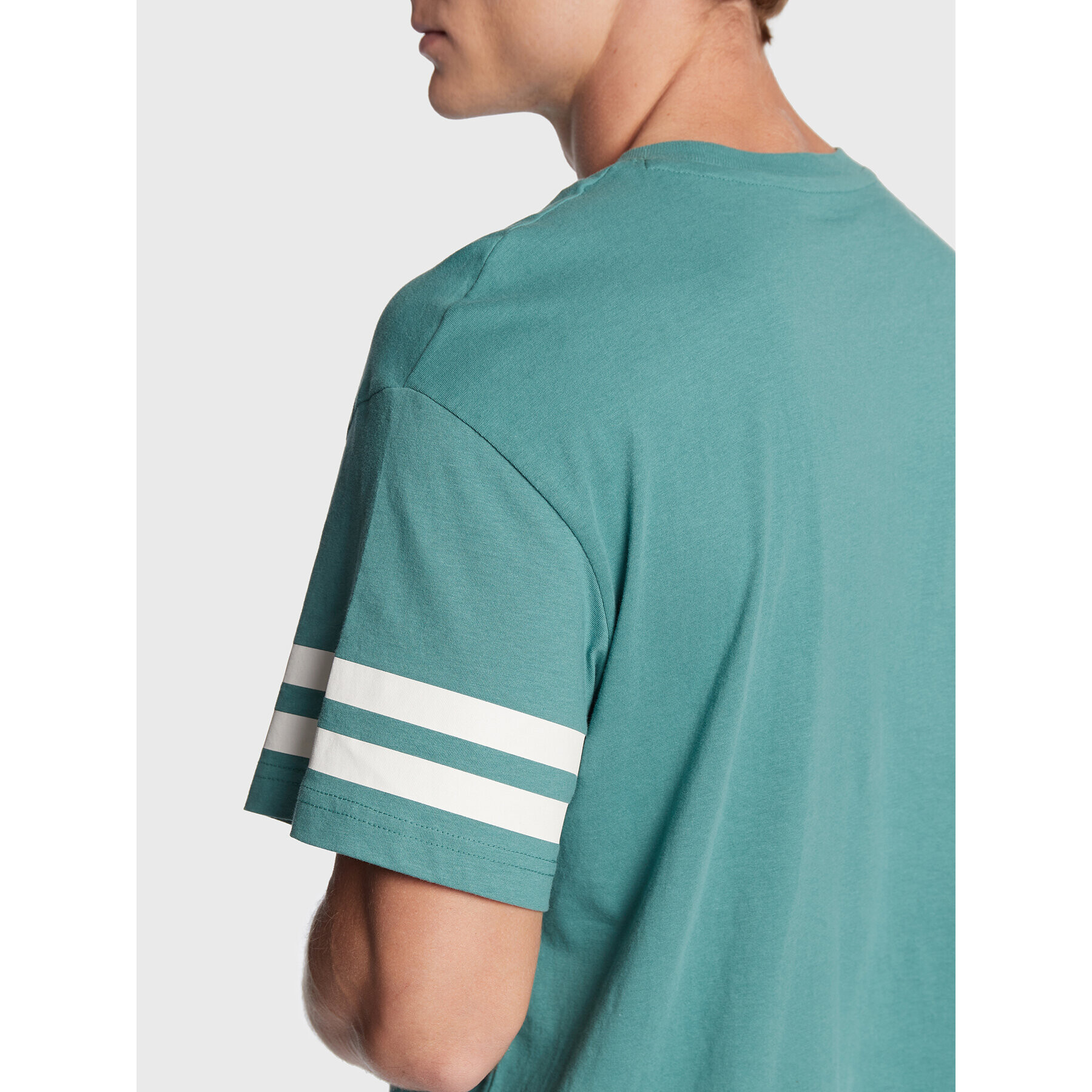 Lee Тишърт College L69BFQDO Зелен Relaxed Fit - Pepit.bg