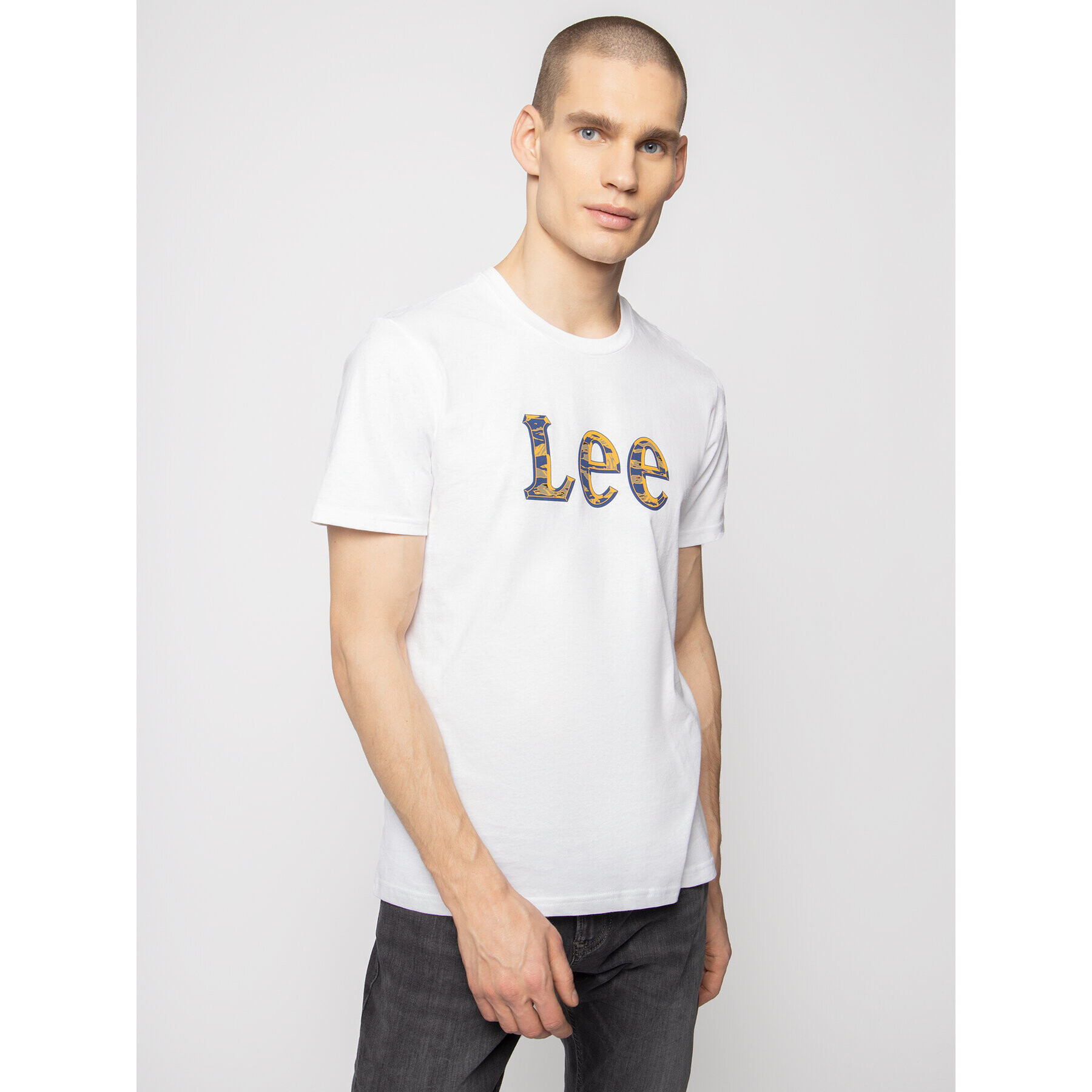 Lee Тишърт Como Package Tee L64WFELJ Бял Regular Fit - Pepit.bg