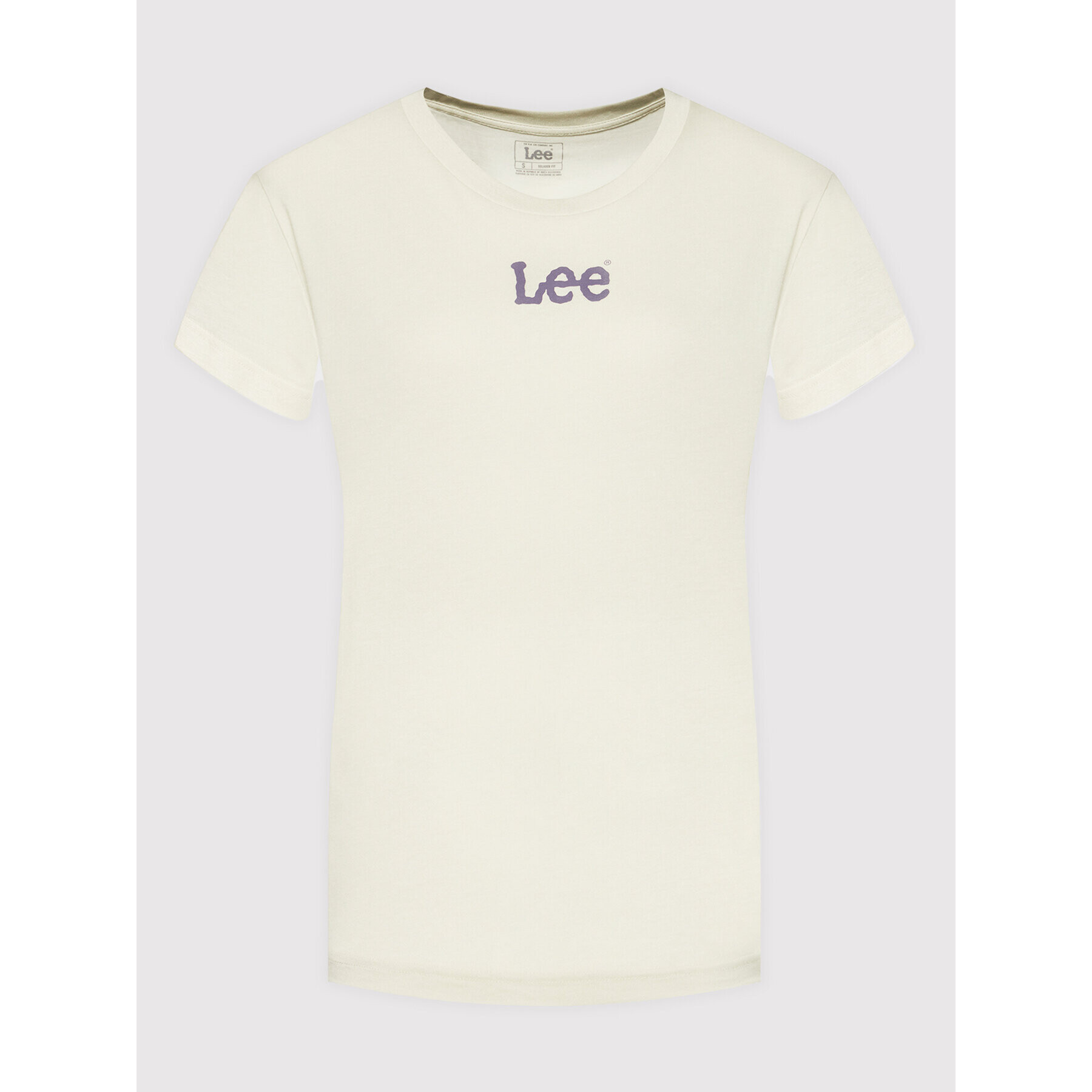Lee Тишърт Crew L43PBYTW Бежов Relaxed Fit - Pepit.bg