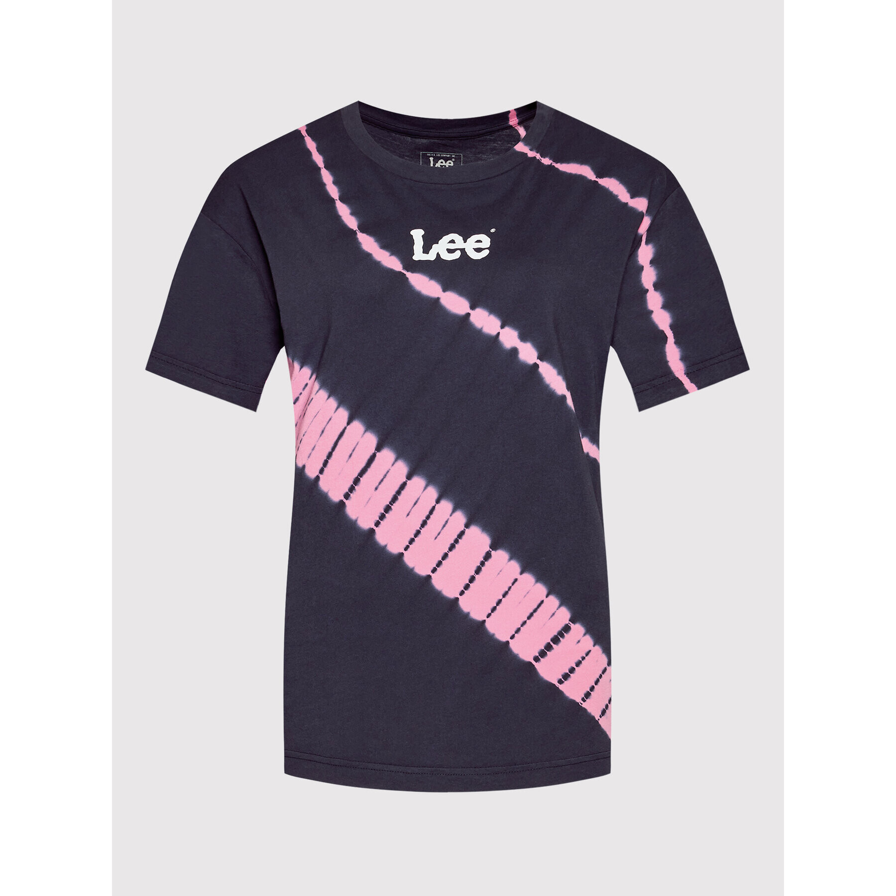 Lee Тишърт Crew L43PEHUN Тъмносин Regular Fit - Pepit.bg