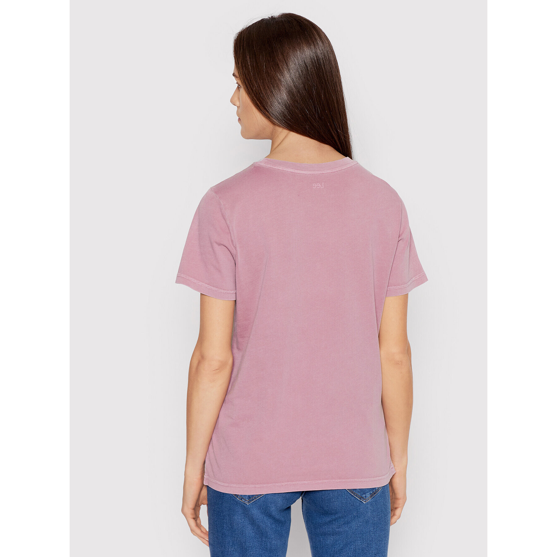 Lee Тишърт Graphic L44PUZUJ Виолетов Regular Fit - Pepit.bg