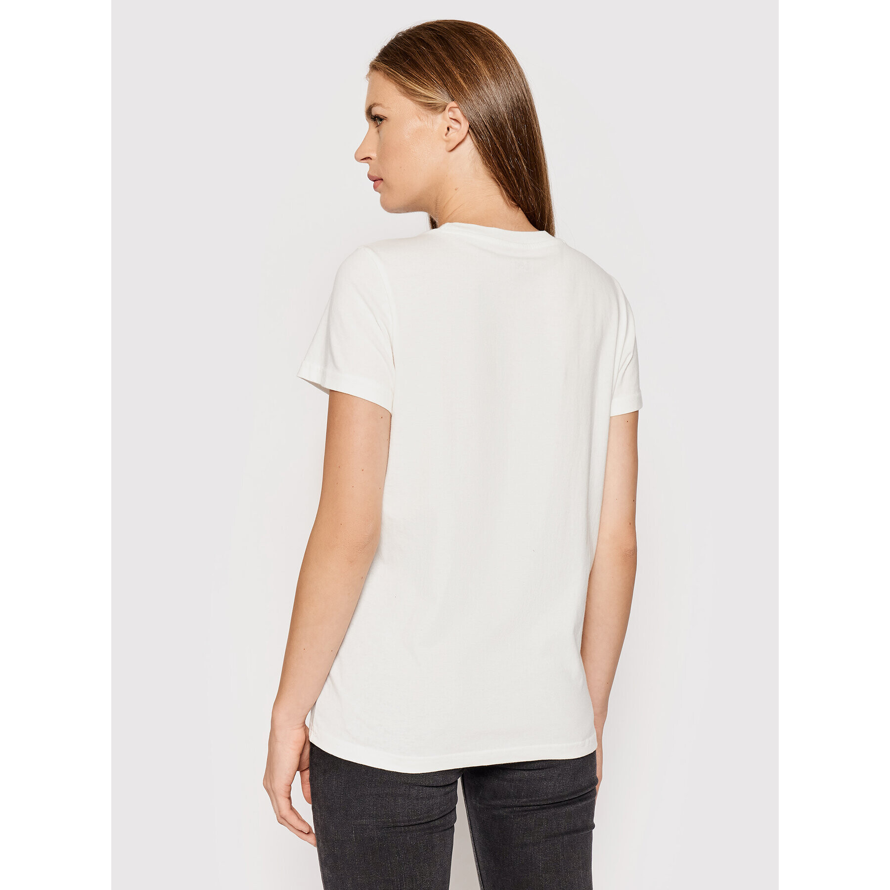 Lee Тишърт Graphic Tee L41UFERR Бял Regular Fit - Pepit.bg