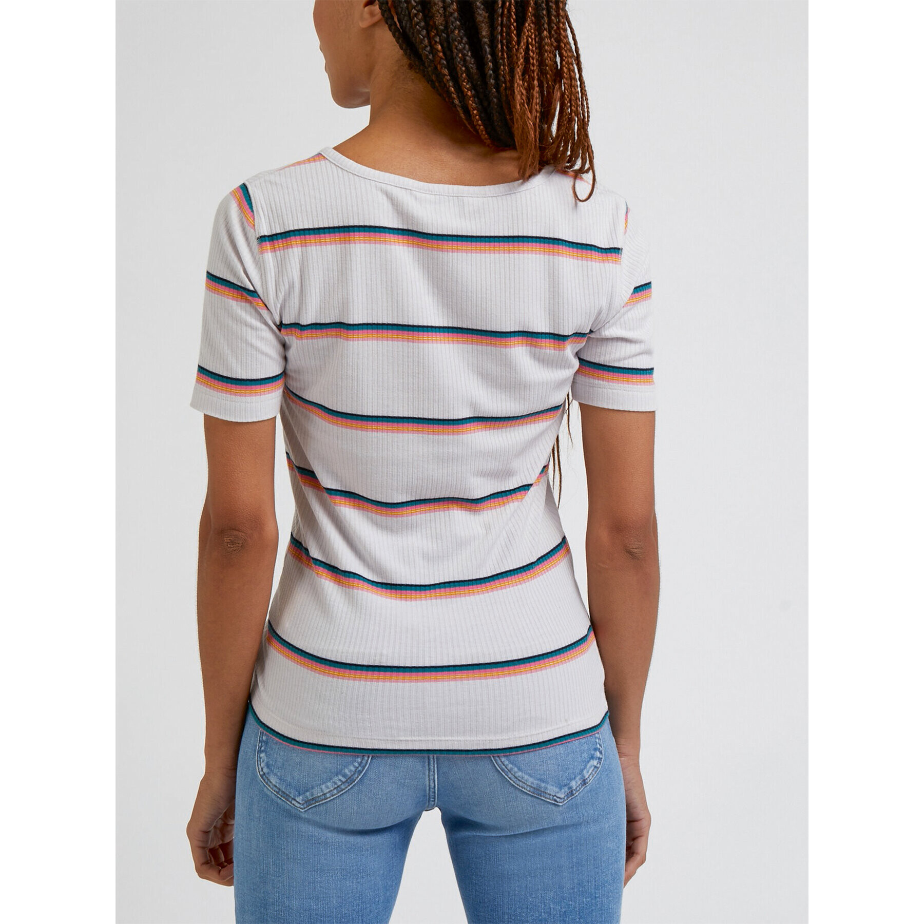 Lee Тишърт L44KIQA40 Сив Slim Fit - Pepit.bg