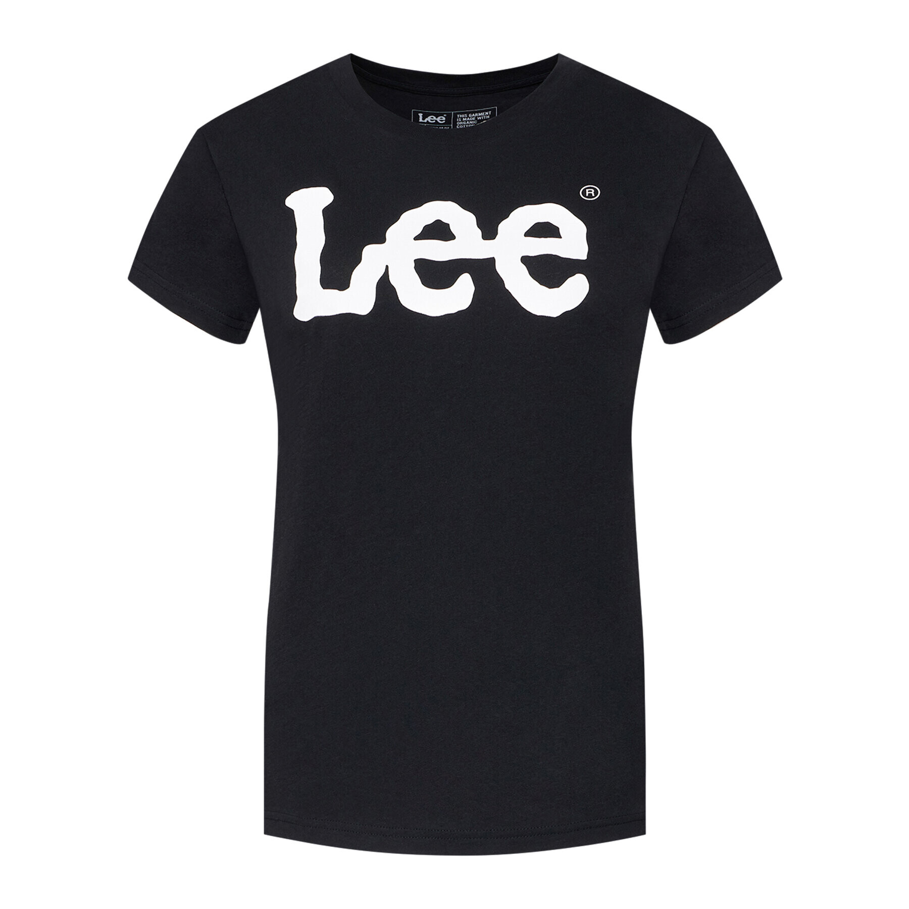 Lee Тишърт Logo Tee L42UER01 Черен Regular Fit - Pepit.bg