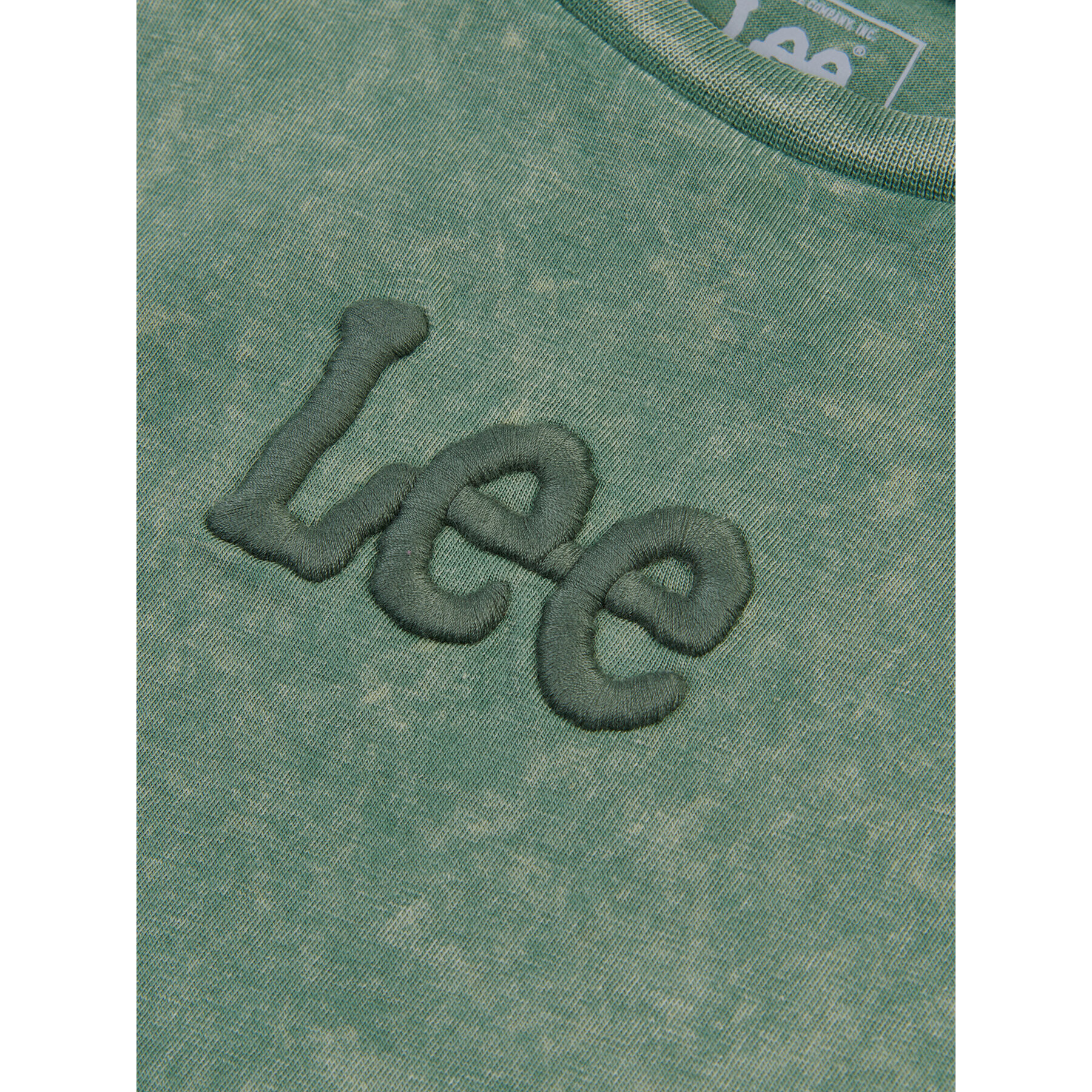 Lee Тишърт Tonal 0119 Зелен Regular Fit - Pepit.bg