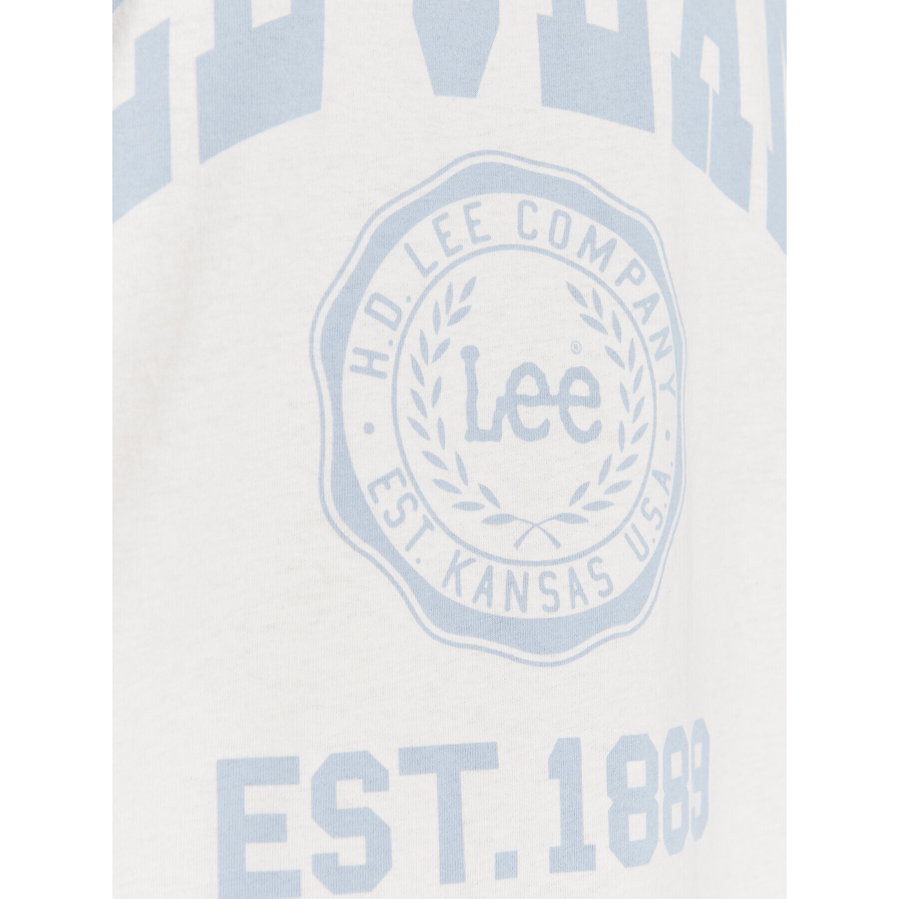 Lee Тишърт Varsity L69CFENQ 112322787 Екрю Loose Fit - Pepit.bg