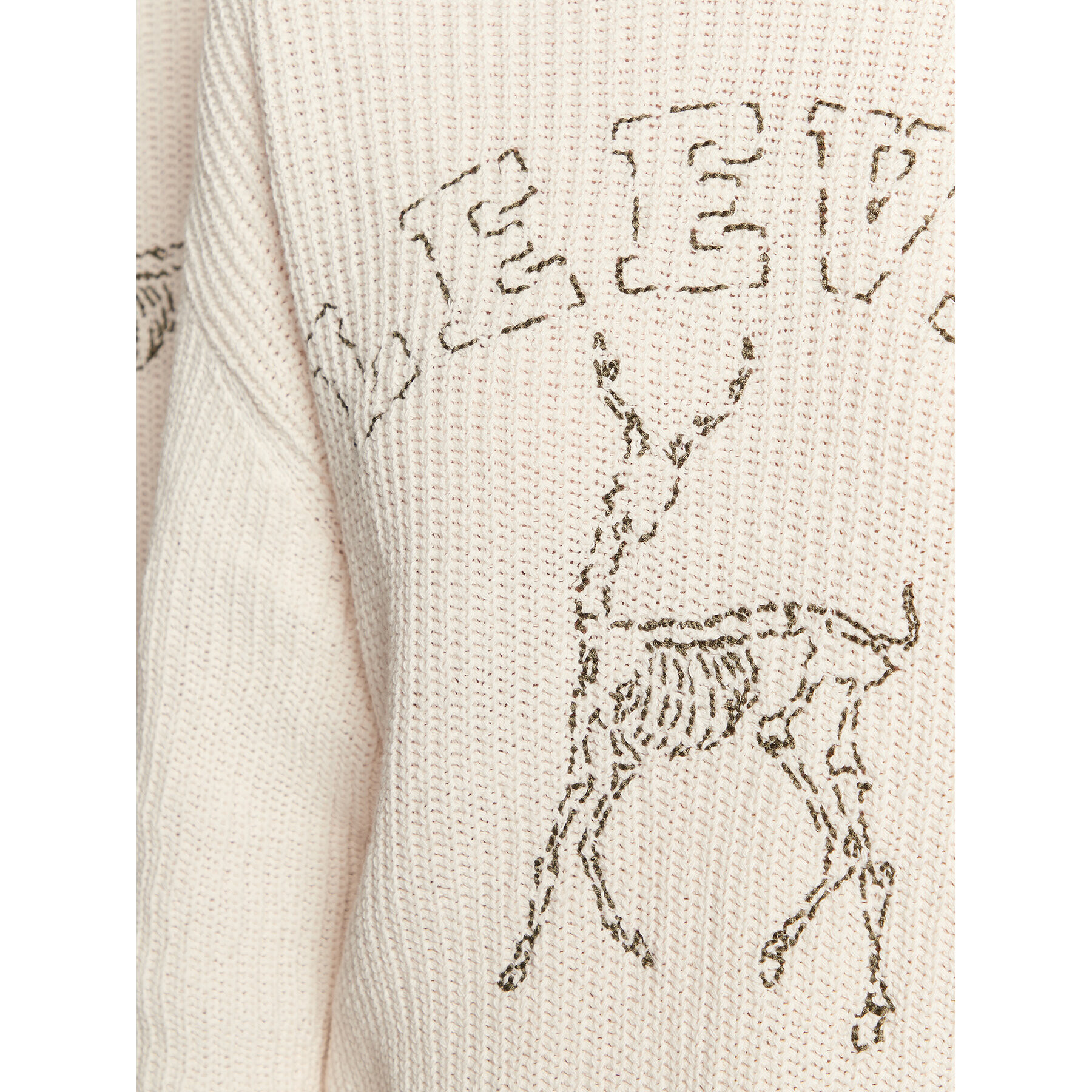 Leeves Пуловер Unisex Antelope Екрю Regular Fit - Pepit.bg