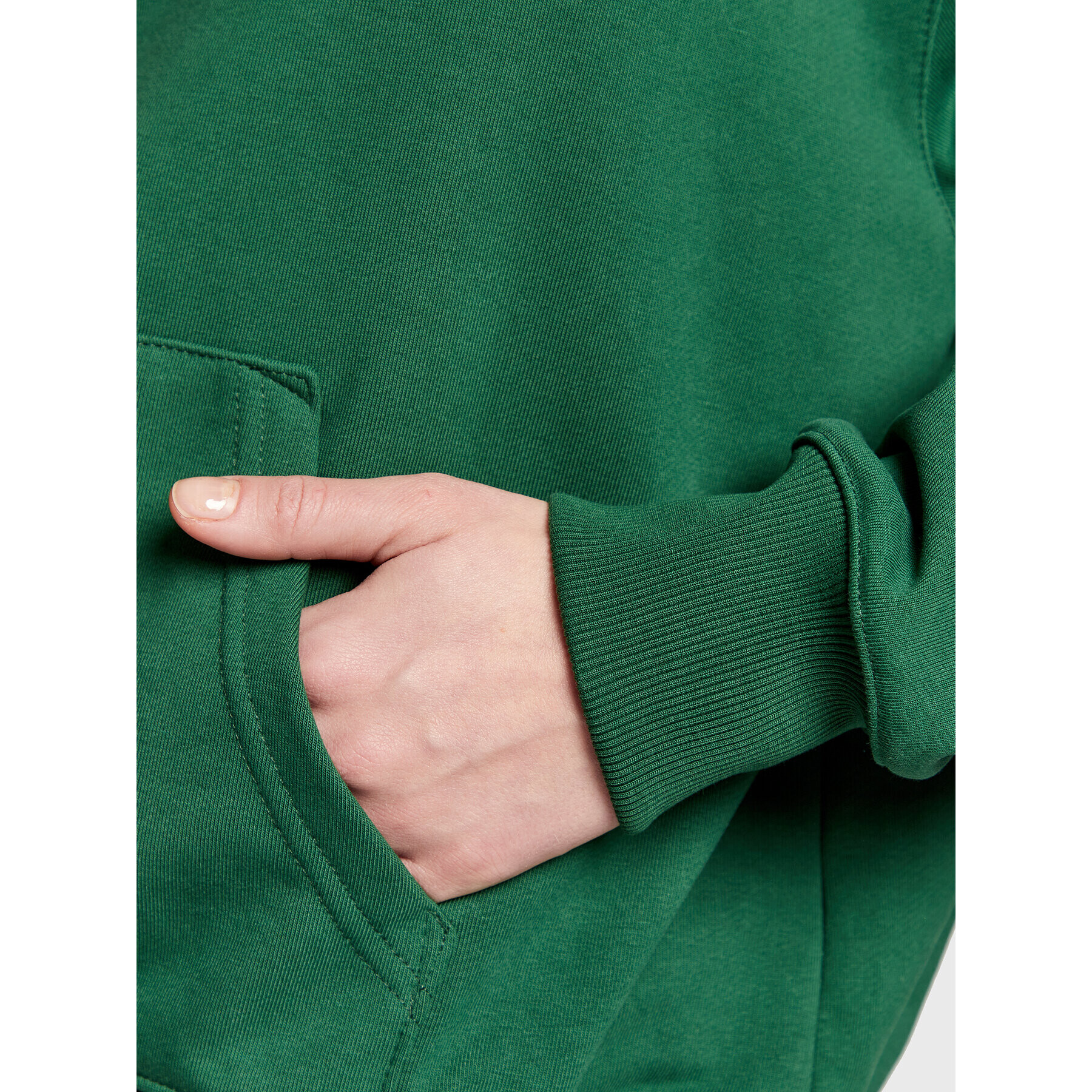 Leeves Суитшърт Unisex Green Aniversary Зелен Boxy Fit - Pepit.bg