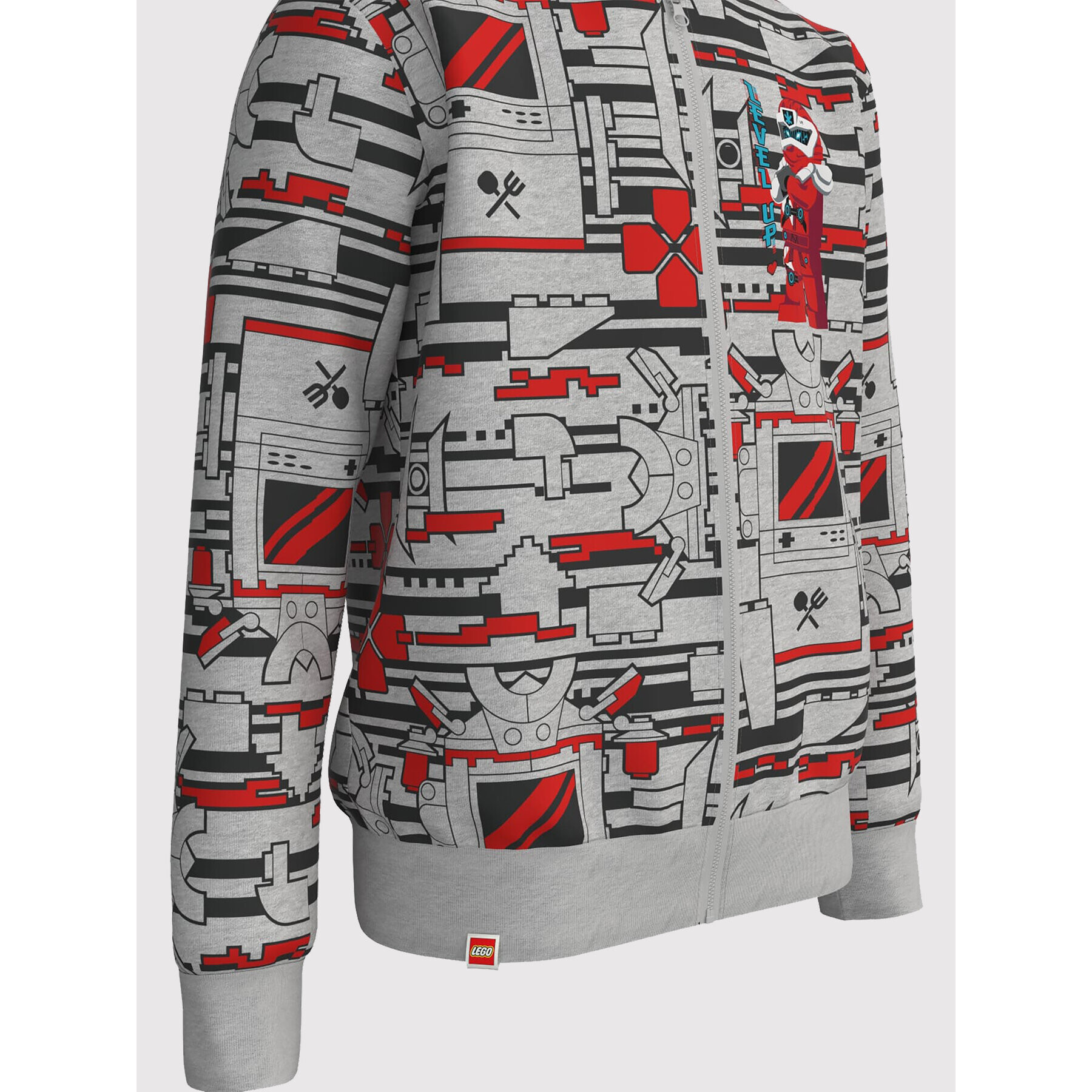 LEGO Wear Суитшърт 12010574 Сив Regular Fit - Pepit.bg