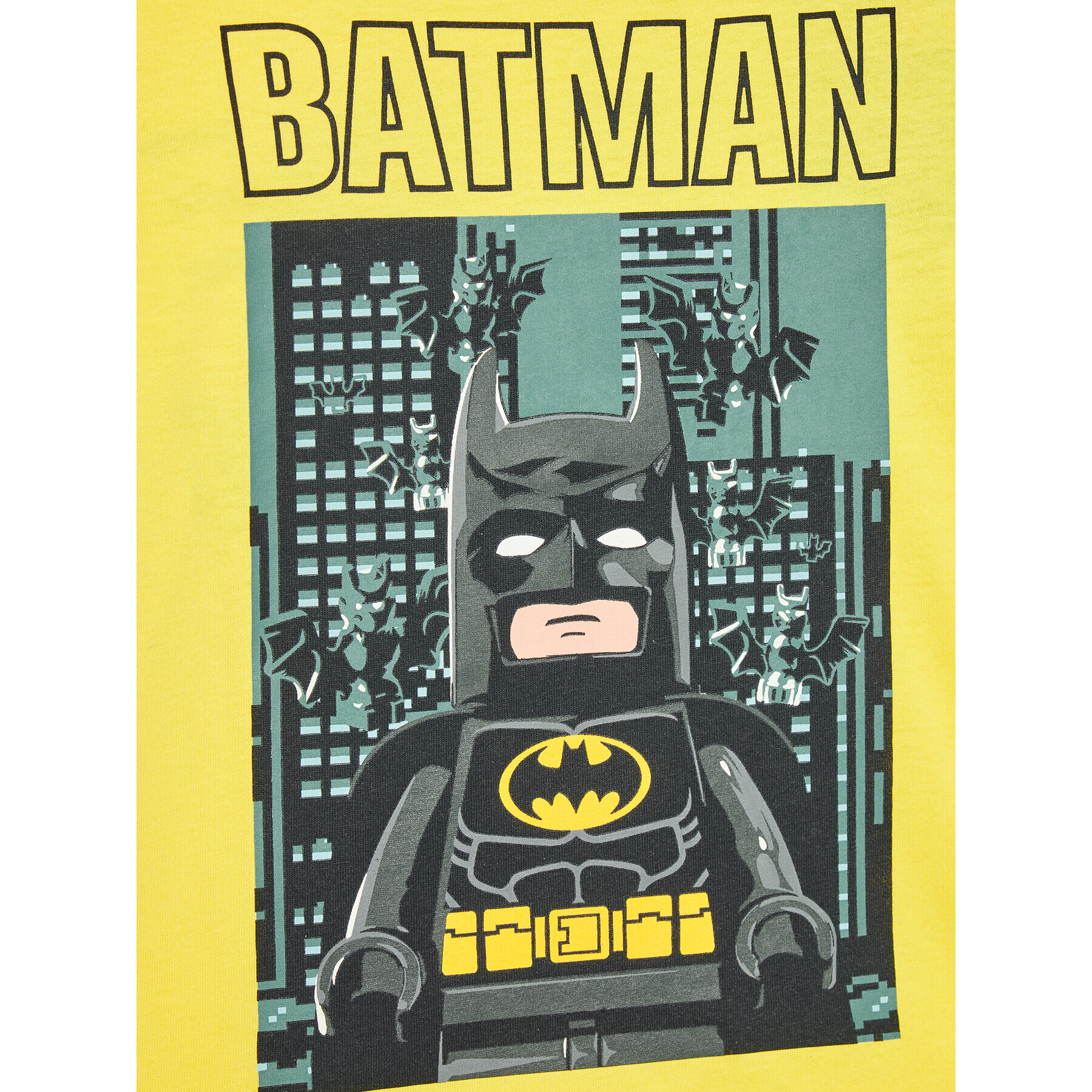 LEGO Тишърт BATMAN 12010513 Жълт Regular Fit - Pepit.bg