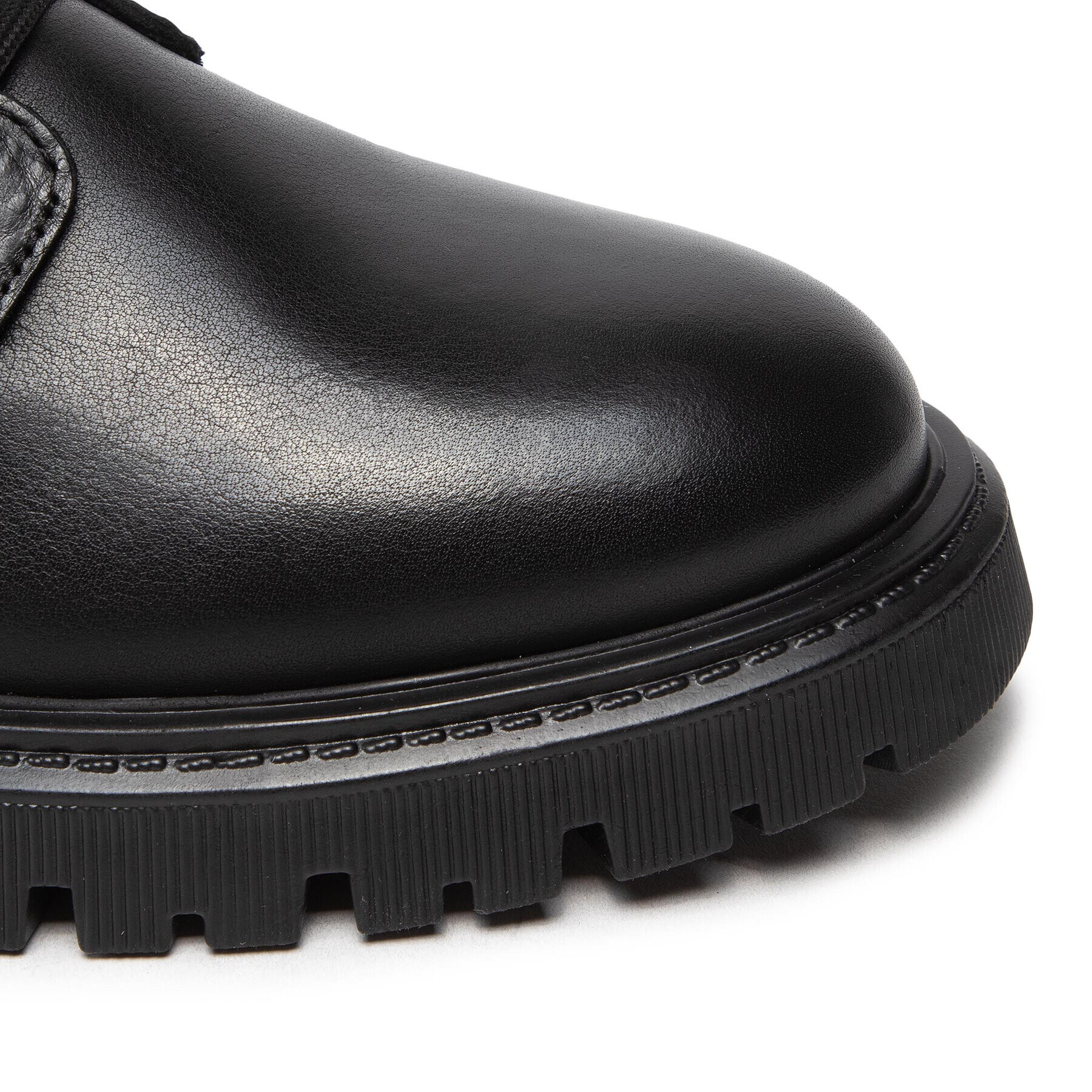 Les Deux Ботуши Tatum Leather Lace Up LDM820023 Черен - Pepit.bg