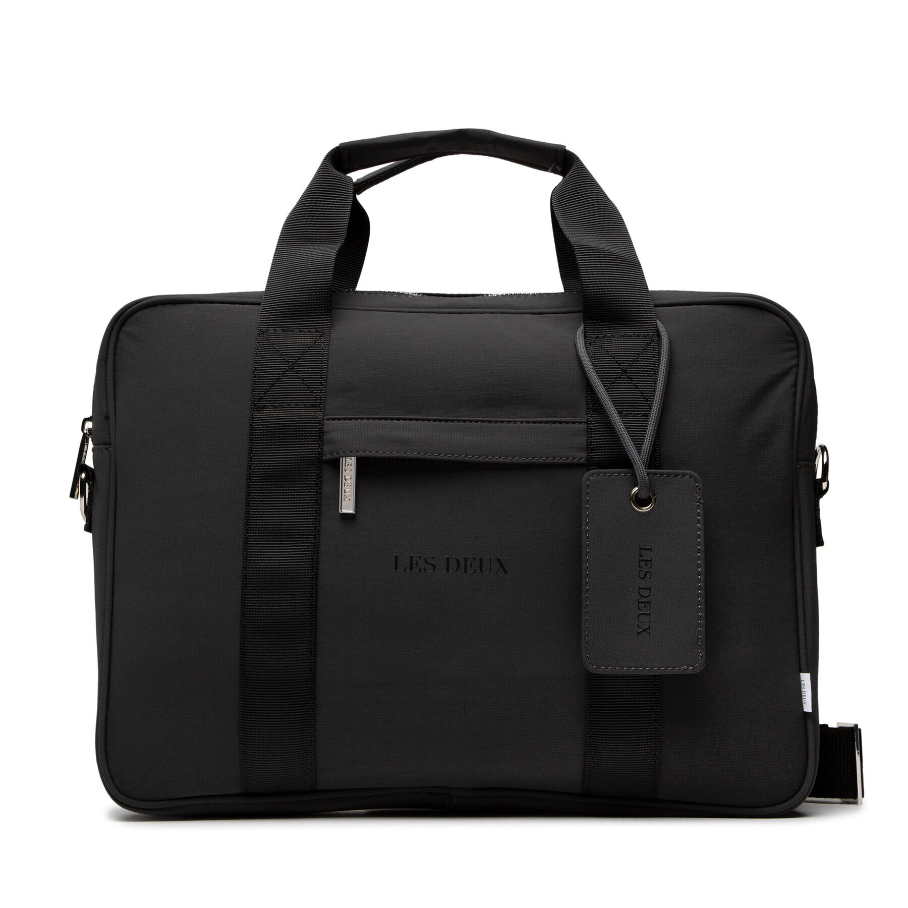 Les Deux Чанта за лаптоп Terrence Ripstop Computer Bag Single LDM940028 Черен - Pepit.bg