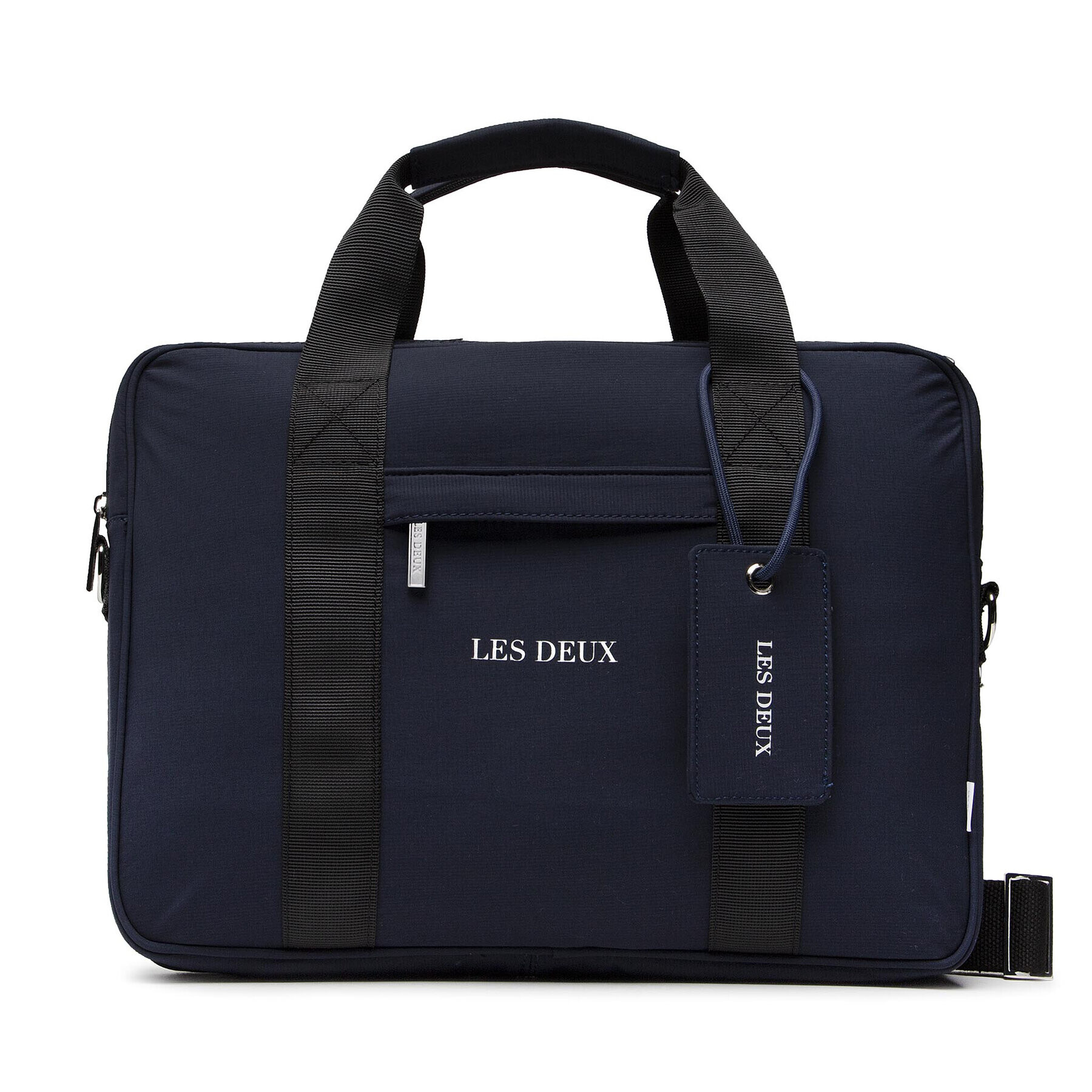 Les Deux Чанта за лаптоп Terrence Ripstop Computer Bag Single LDM940028 Тъмносин - Pepit.bg