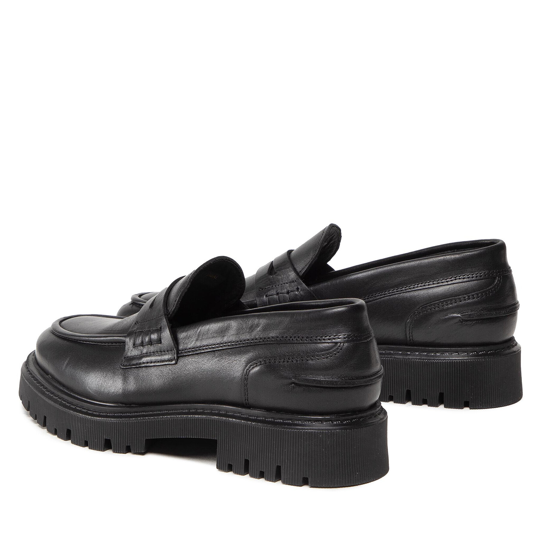 Les Deux Обувки Tatum Leather Loafer LDM810009 Черен - Pepit.bg
