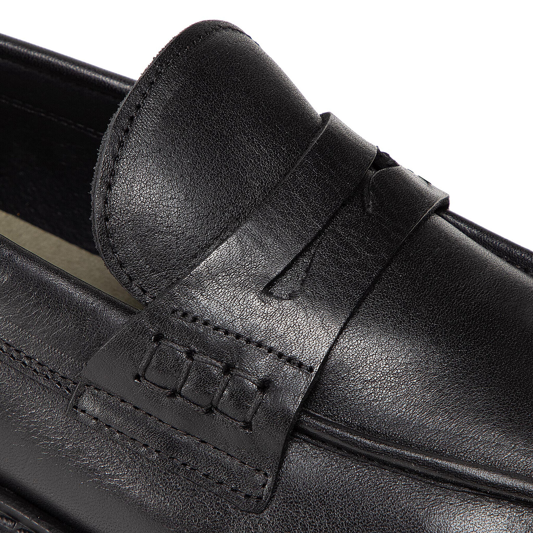 Les Deux Обувки Tatum Leather Loafer LDM810009 Черен - Pepit.bg